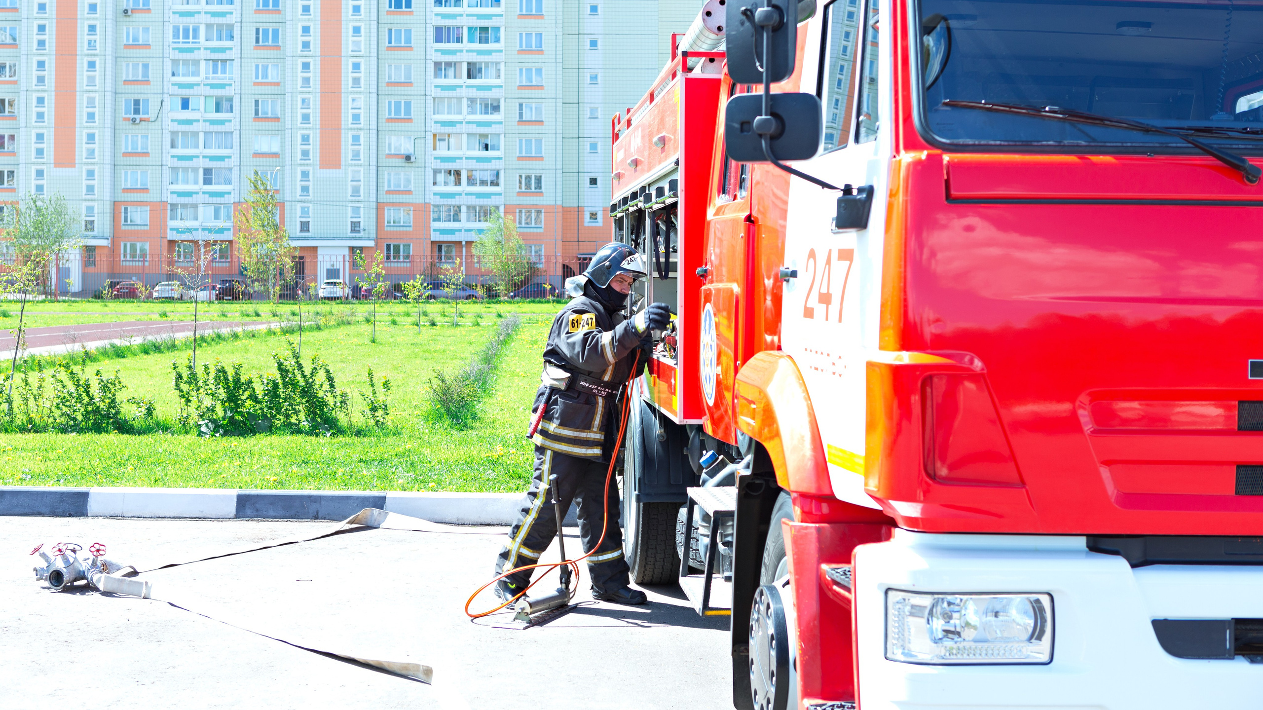 Экскурсия в пожарную часть г. Подольск. Выпускные альбомы и школьный фотограф в Подольске, Троицке, Щербинке, Москве и Московской области