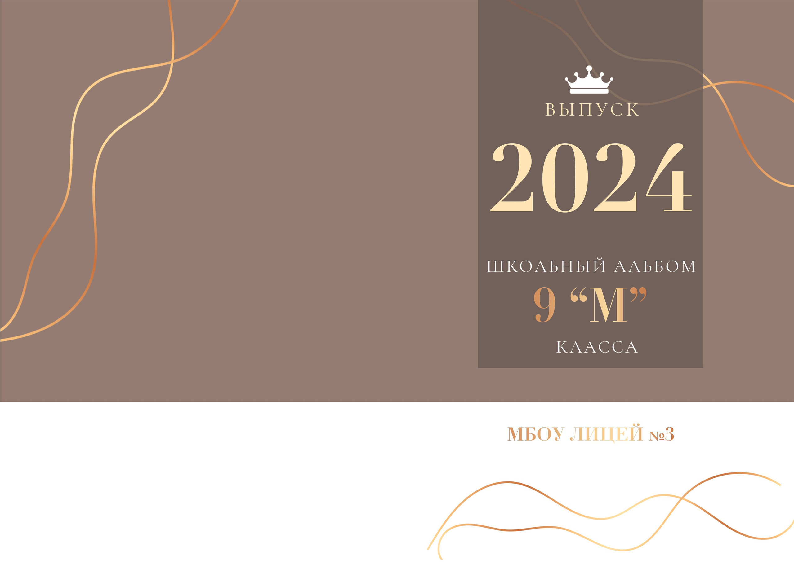 9 «М» класс, лицей № 3. Фабрика выпускных альбомов