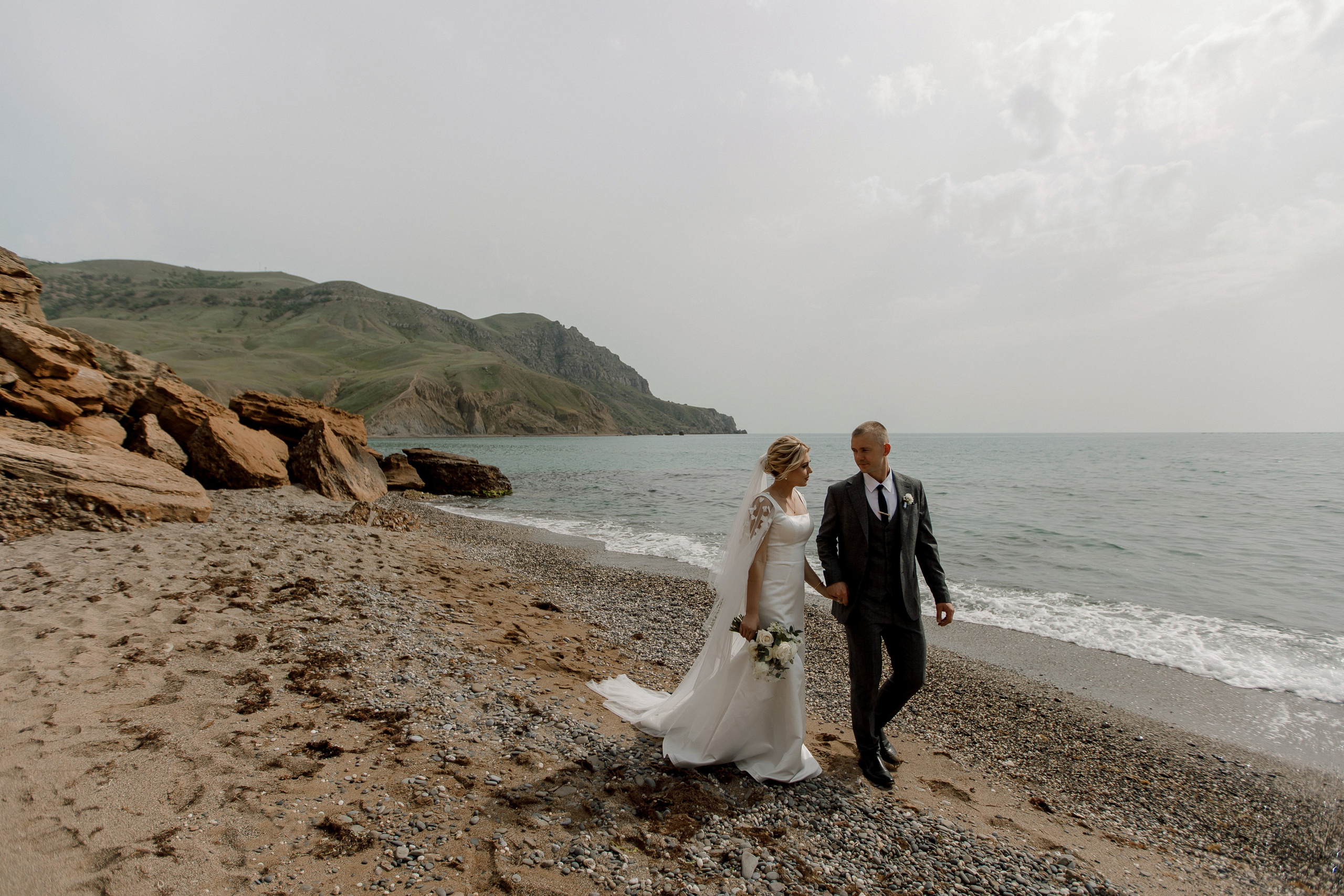 Денис и Алина. Белый замок. Фотограф Анна Лейман. Севастополь