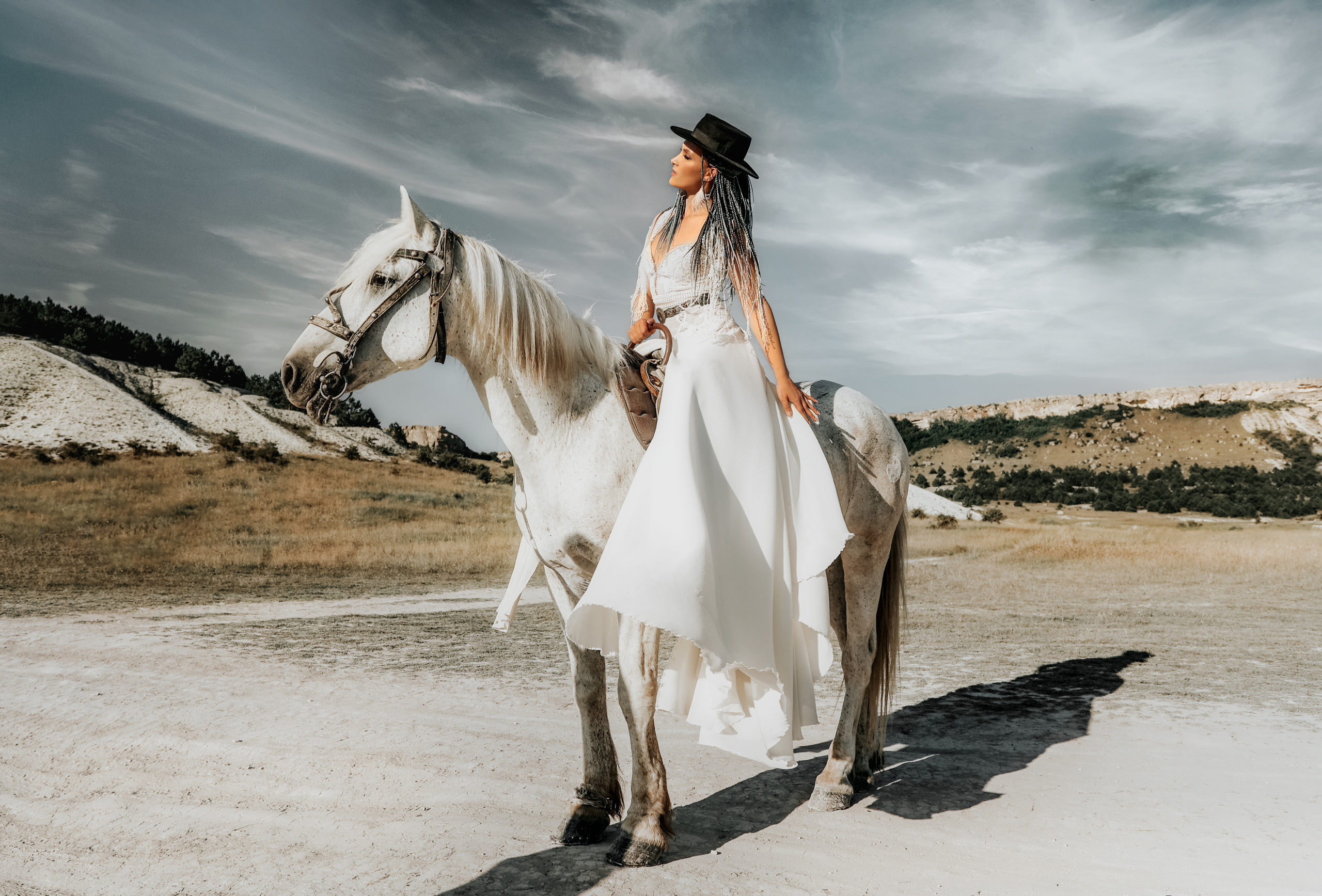 OLGA Белоснежный дуэт. Свадебный фотограф в Евпатории и в Крыму, Love story, женский портрет