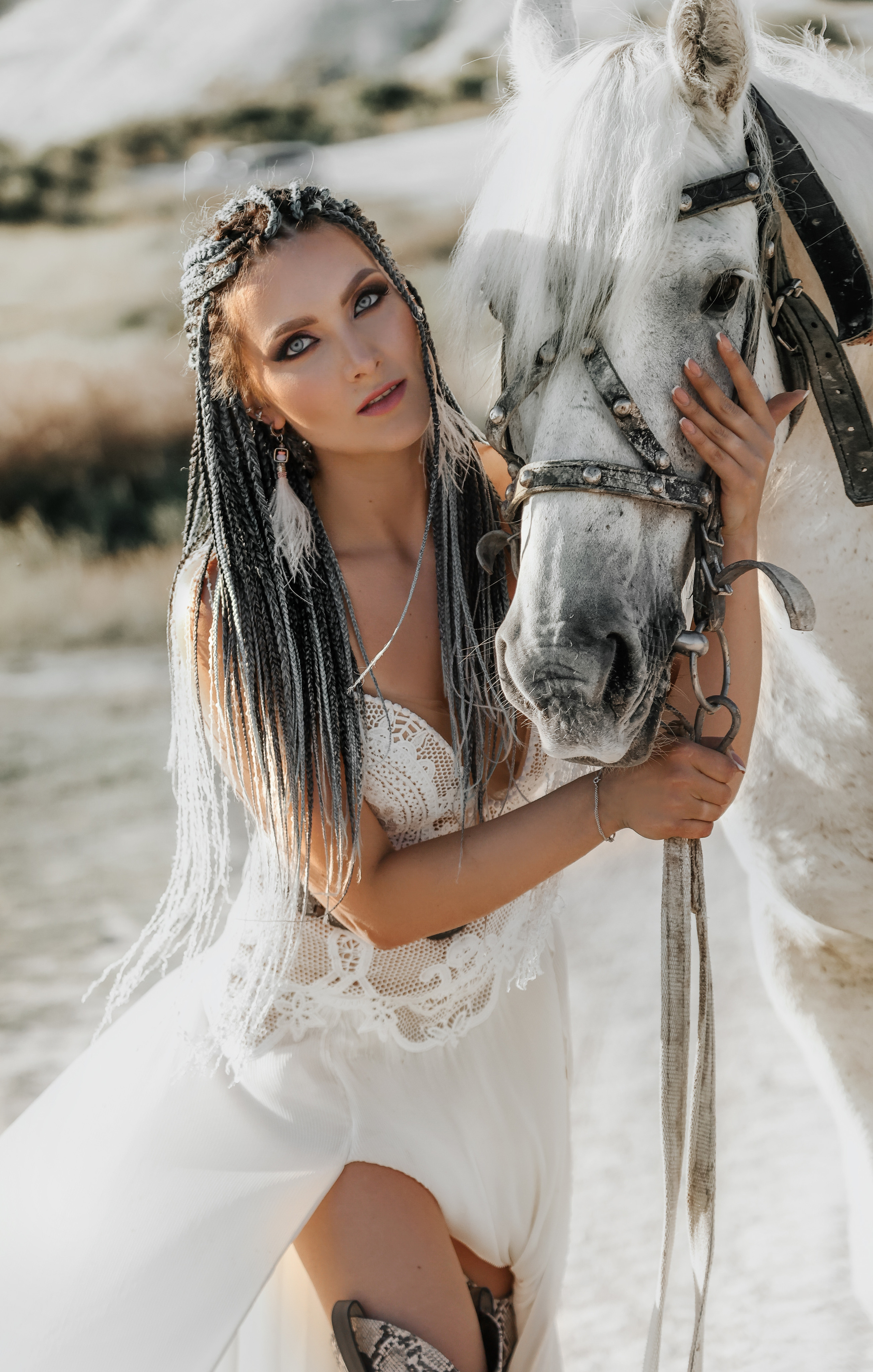 OLGA Белоснежный дуэт. Свадебный фотограф в Евпатории и в Крыму, Love story, женский портрет