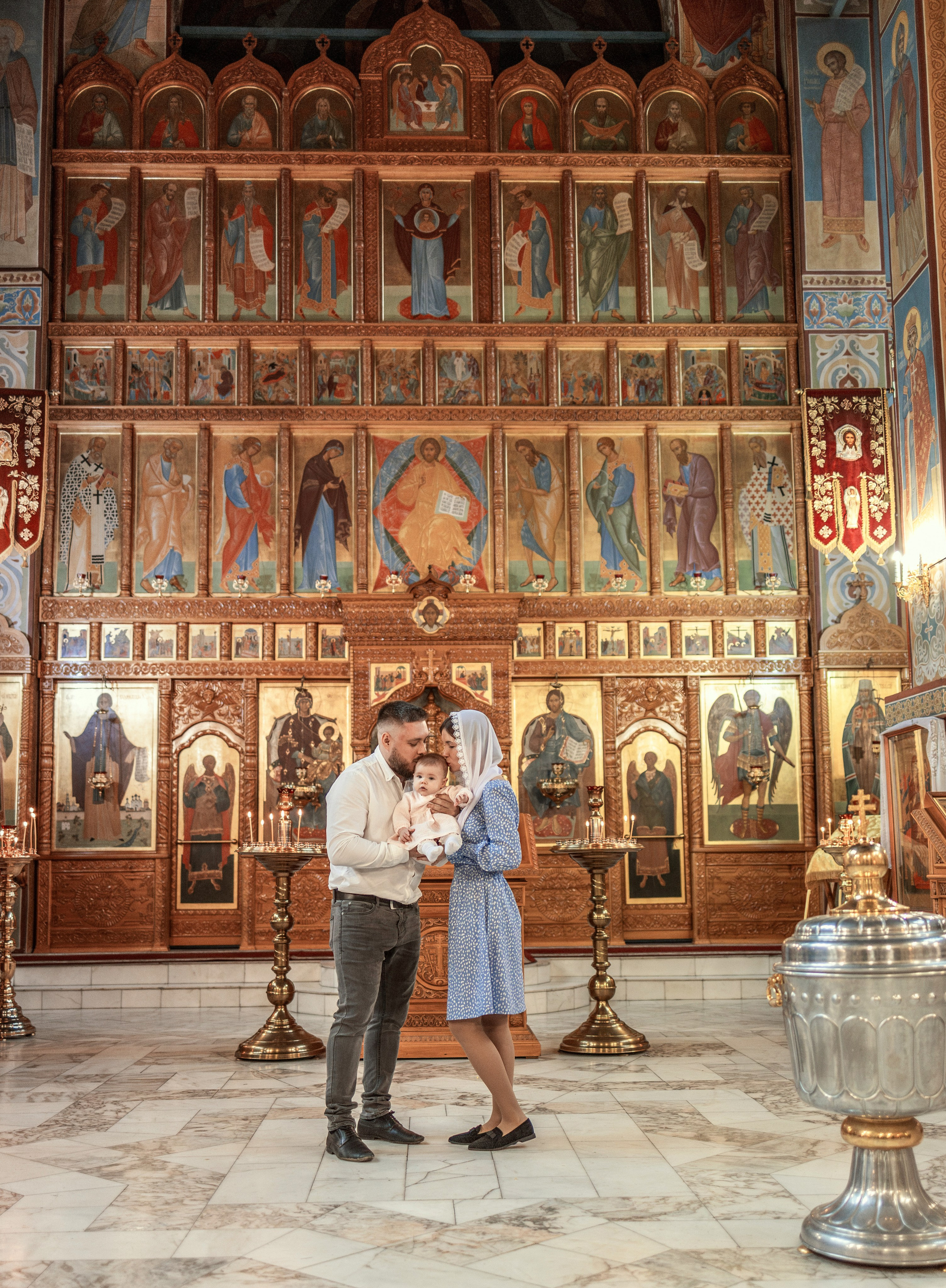 Крещение Дарии. ТОП Фотограф на Крещение и Венчание Железногорск Алексей Мещеряков