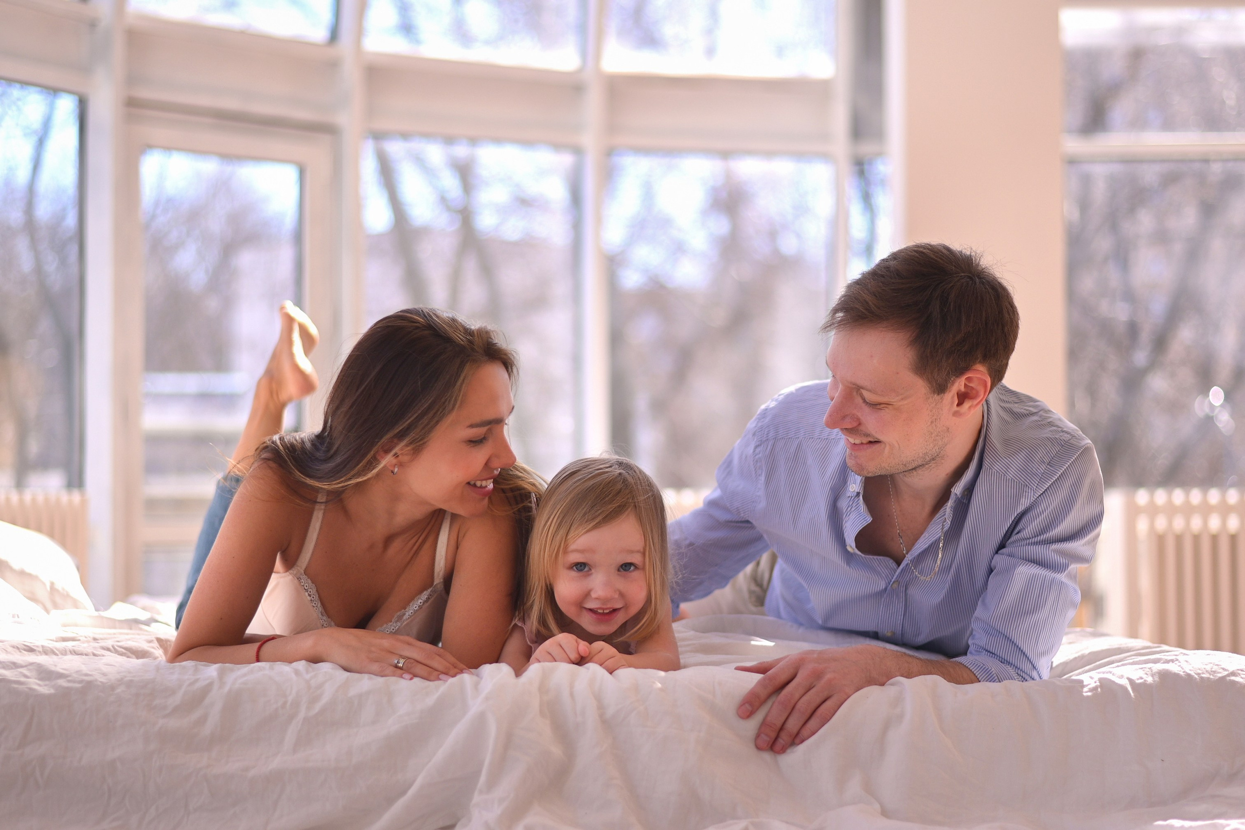 Семейная съёмка в студии. Семейный и детский фотограф в Москве Анна Оськина