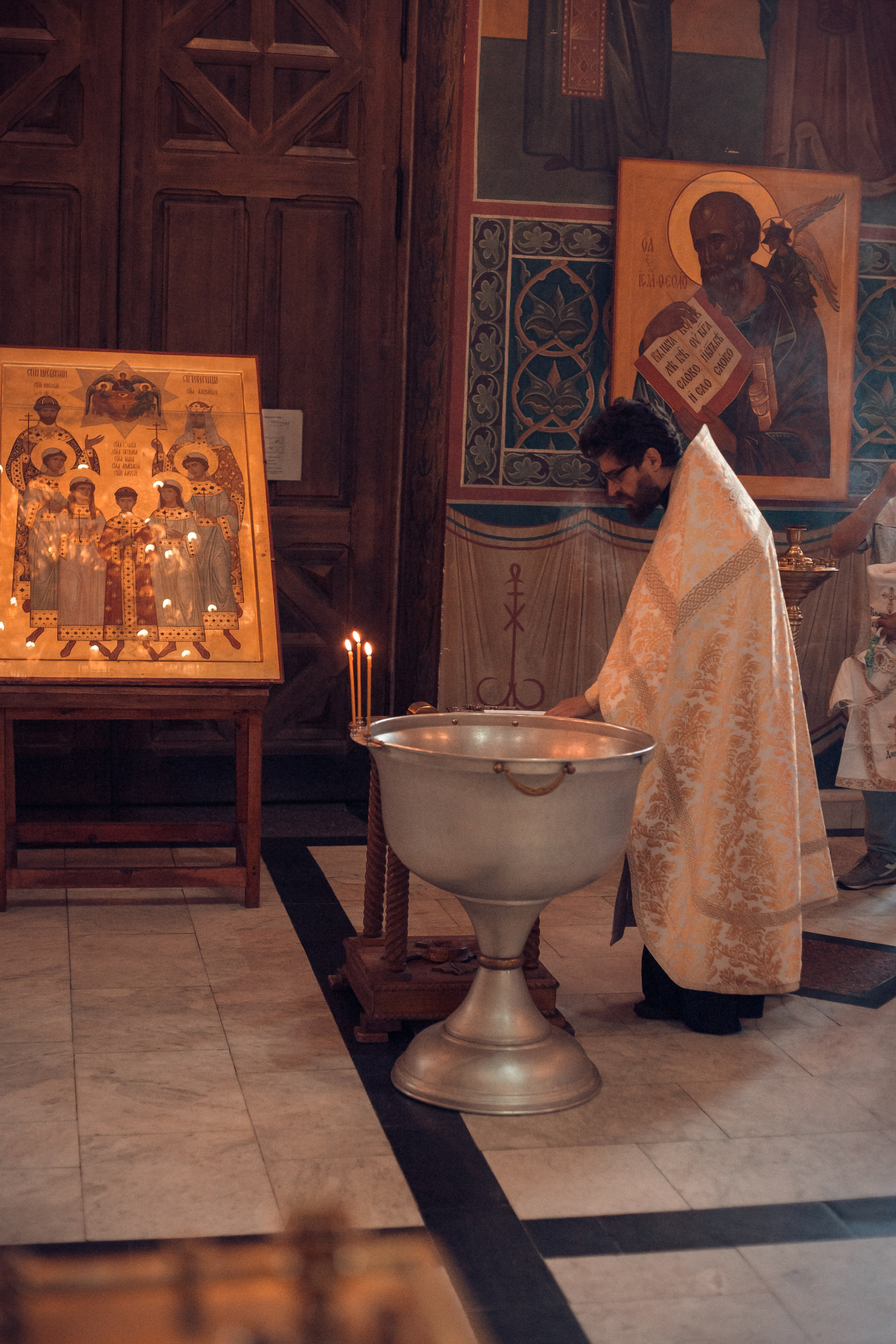 Крещение Дмитрия в Свято-Троицком кафедральном соборе Калуги