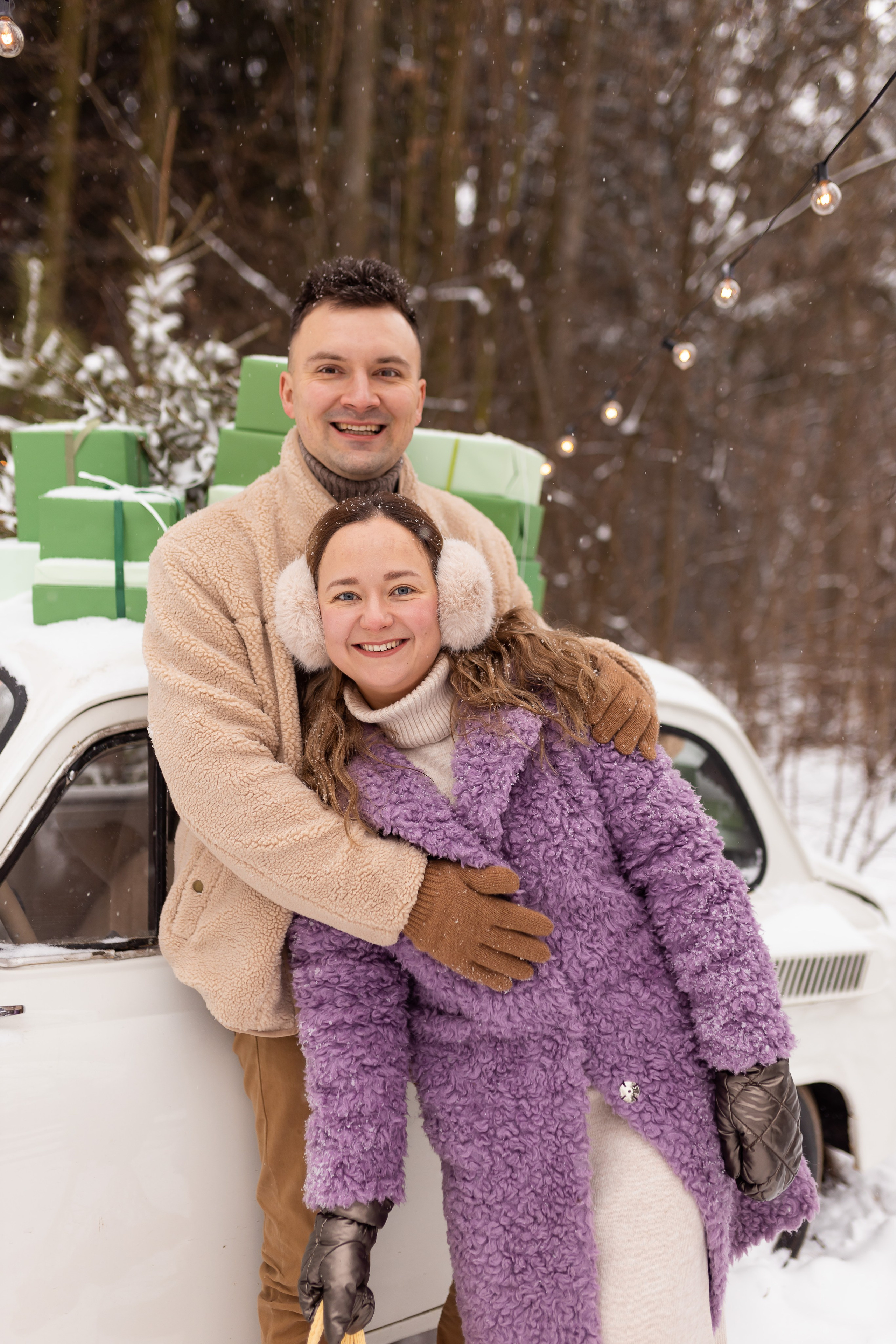 Первый снег в Декабре 2024. Семейный и детский фотограф в городе Подолск МО Крылова Ирина
