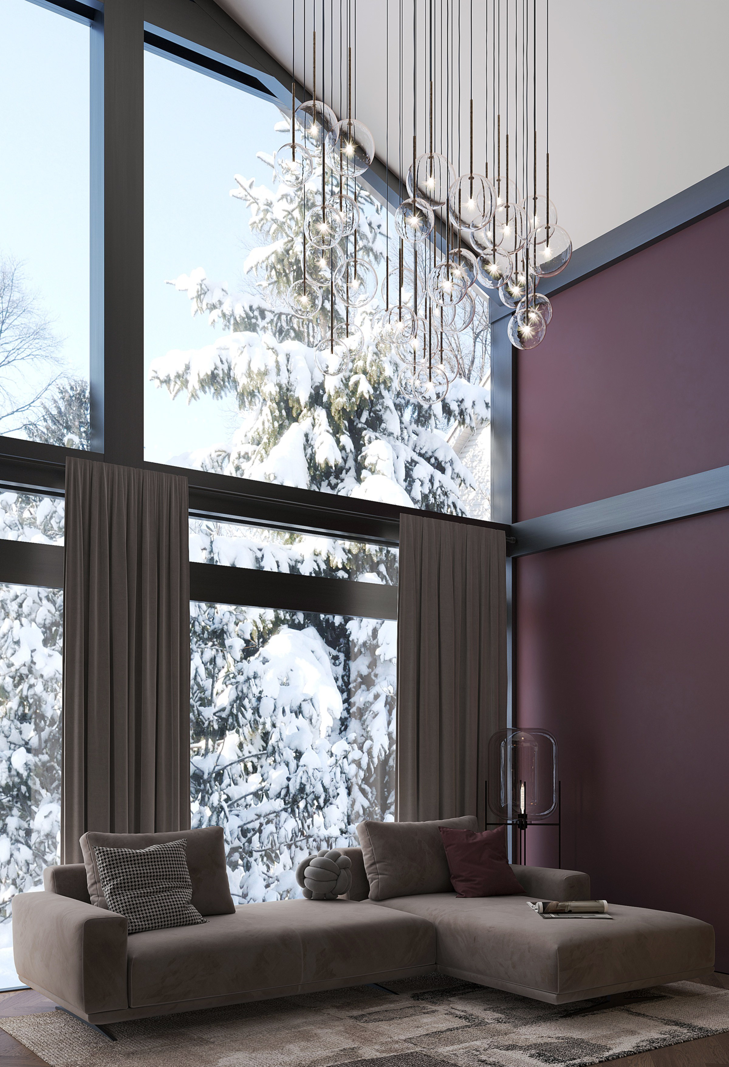 Проект Фахверк Омск. Студия дизайна интерьера Лактионовой Елены