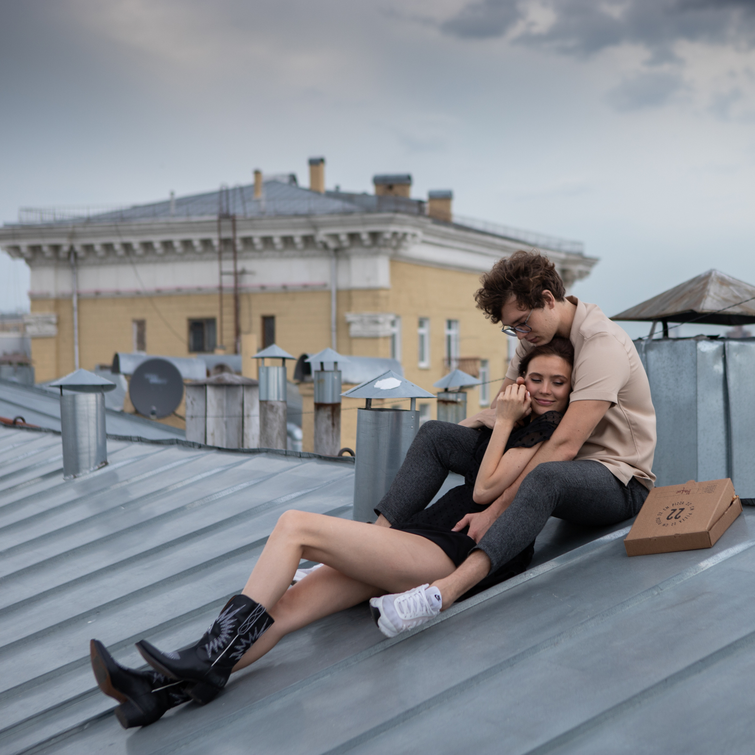 Любовь на крыше. Свадебный фотограф Алена Полянская