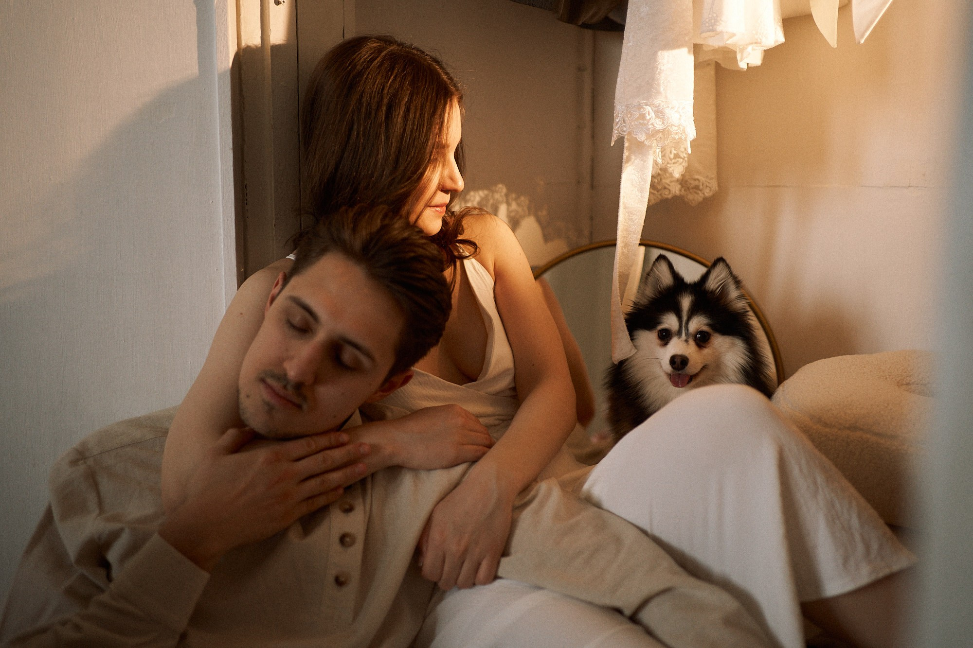 Маша, Ваня и Марс. Фотограф анималист Москва Дарья