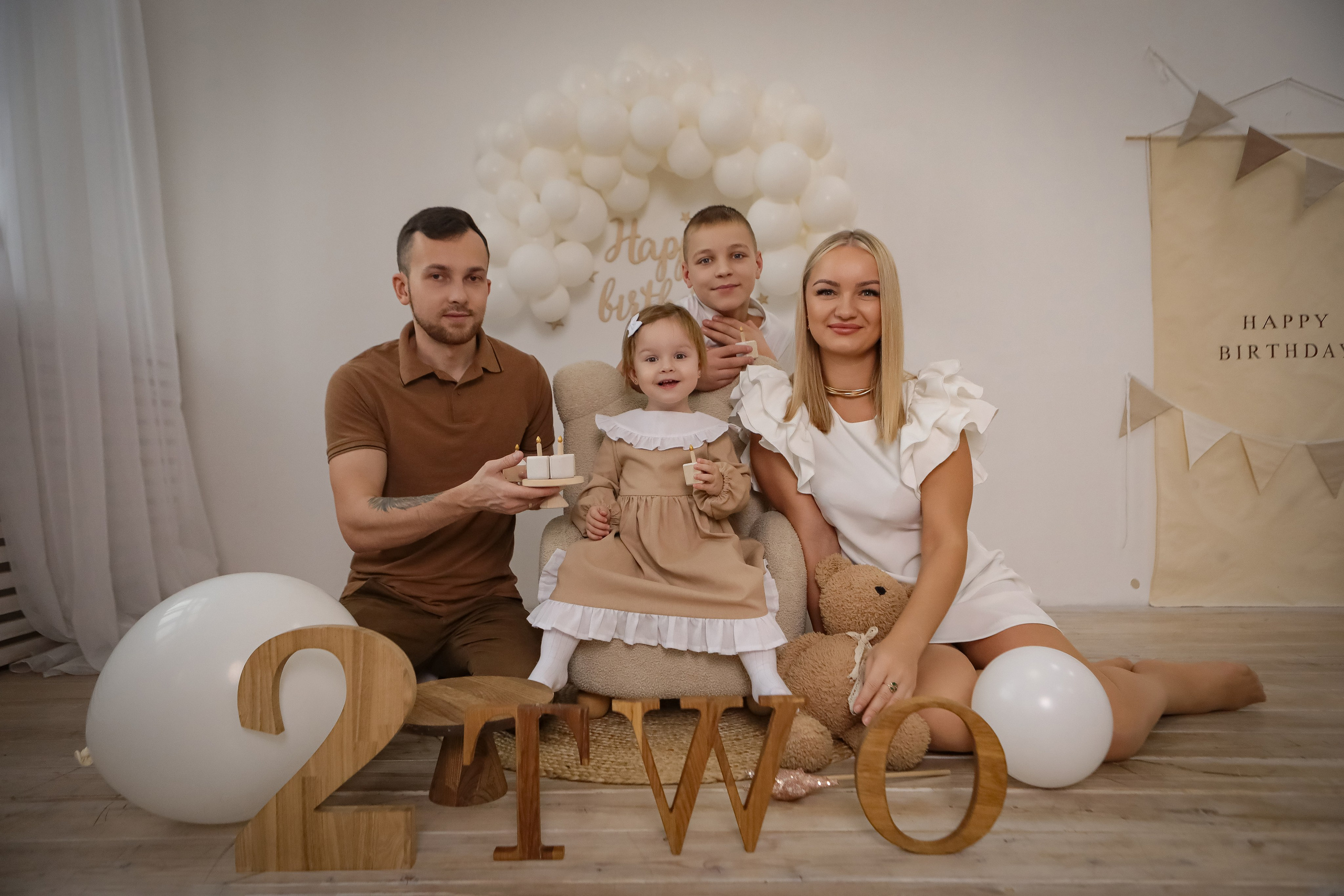 2 годика Алексине. Фотограф г. Хабаровск. Семейные и индивидуальные съёмки