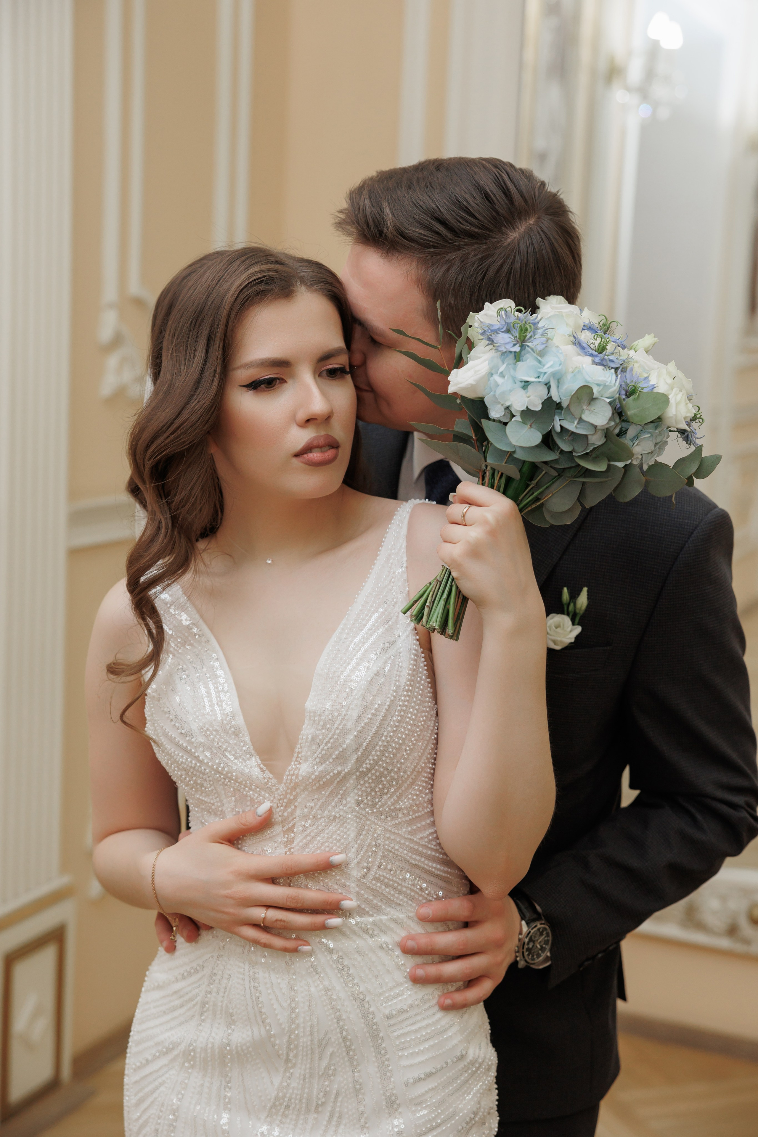 Даша и Дима, Грибоедовский ЗАГС. Свадебный и репортажный фотограф (Москва, Королев и другие)