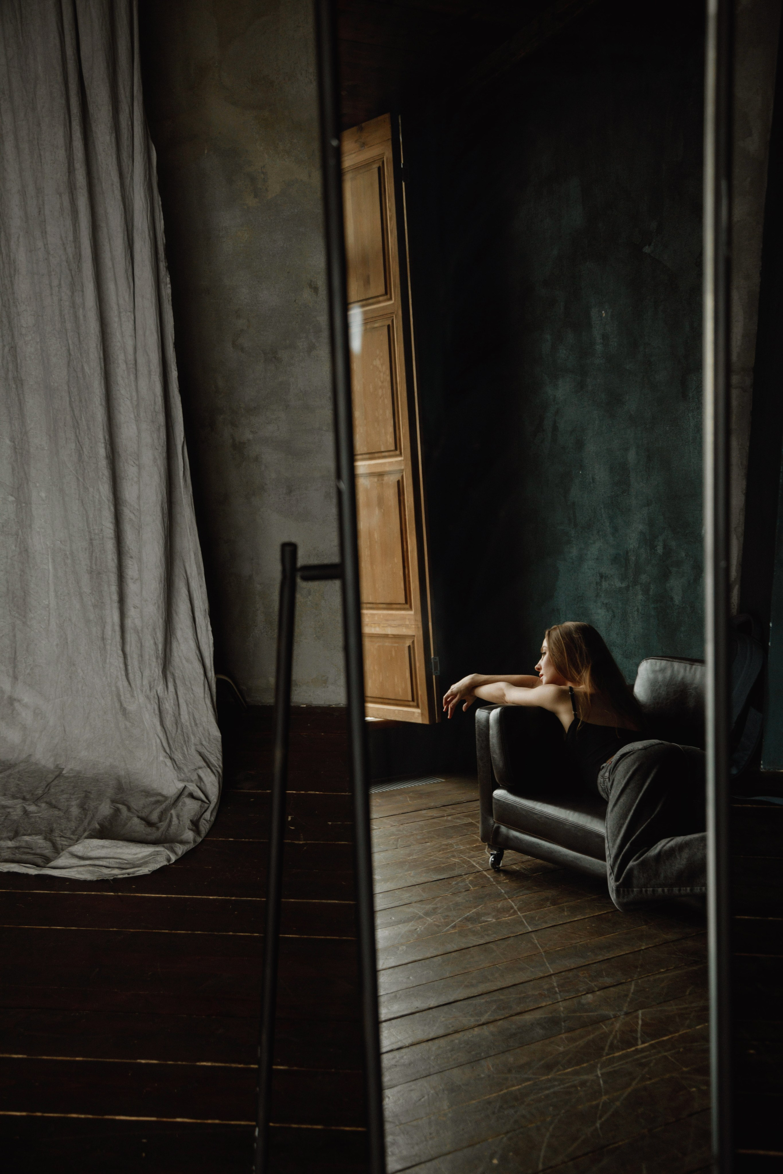 Ирина. Фотосессия в студии, будуар. Фотограф Ксения Третьякова, Санкт-Петербург