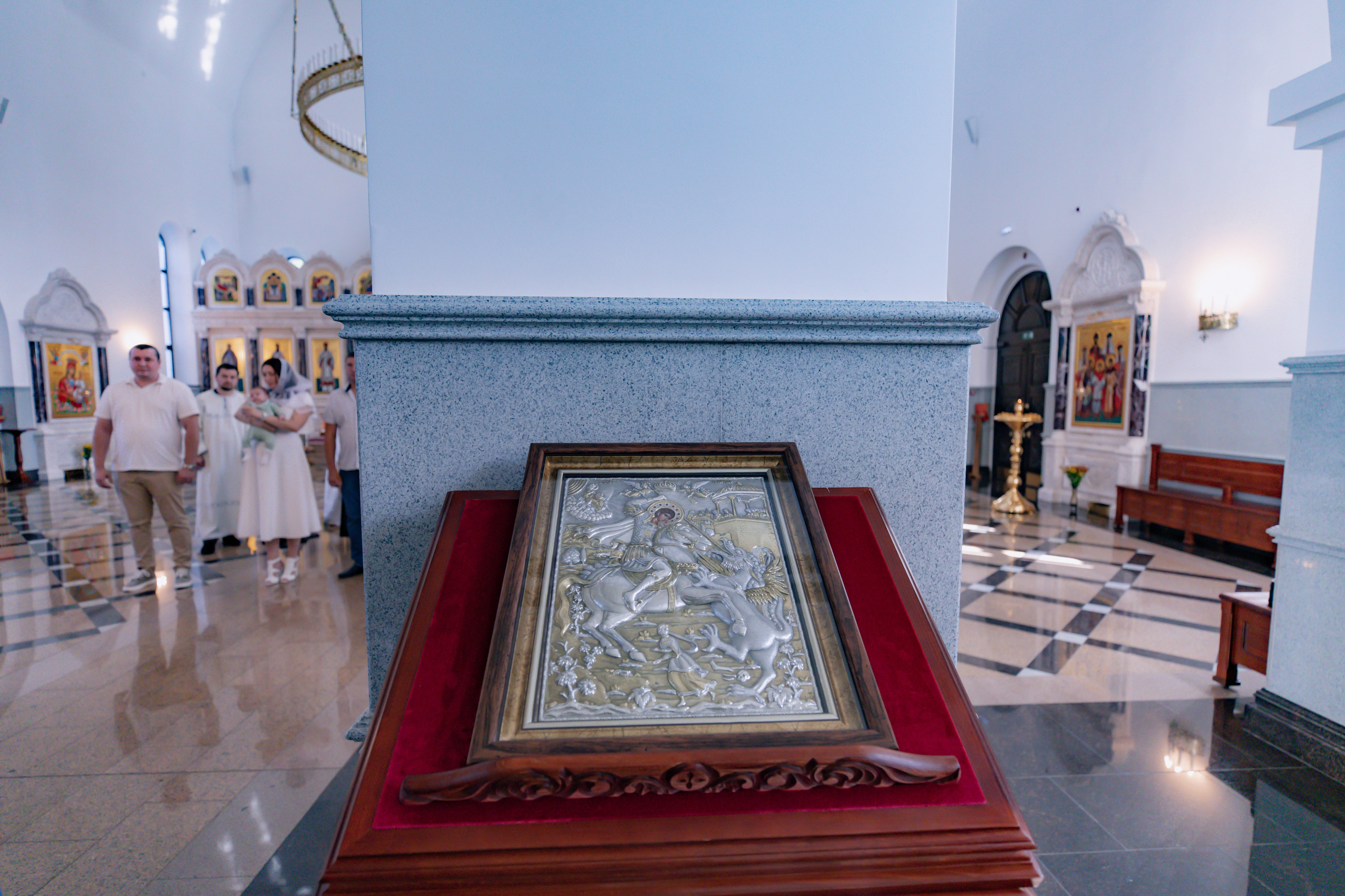 Крещение Александра «Храм Георгия Победоносца». Детский и семейный фотограф Евгения Вахнеева Москва Зеленоград