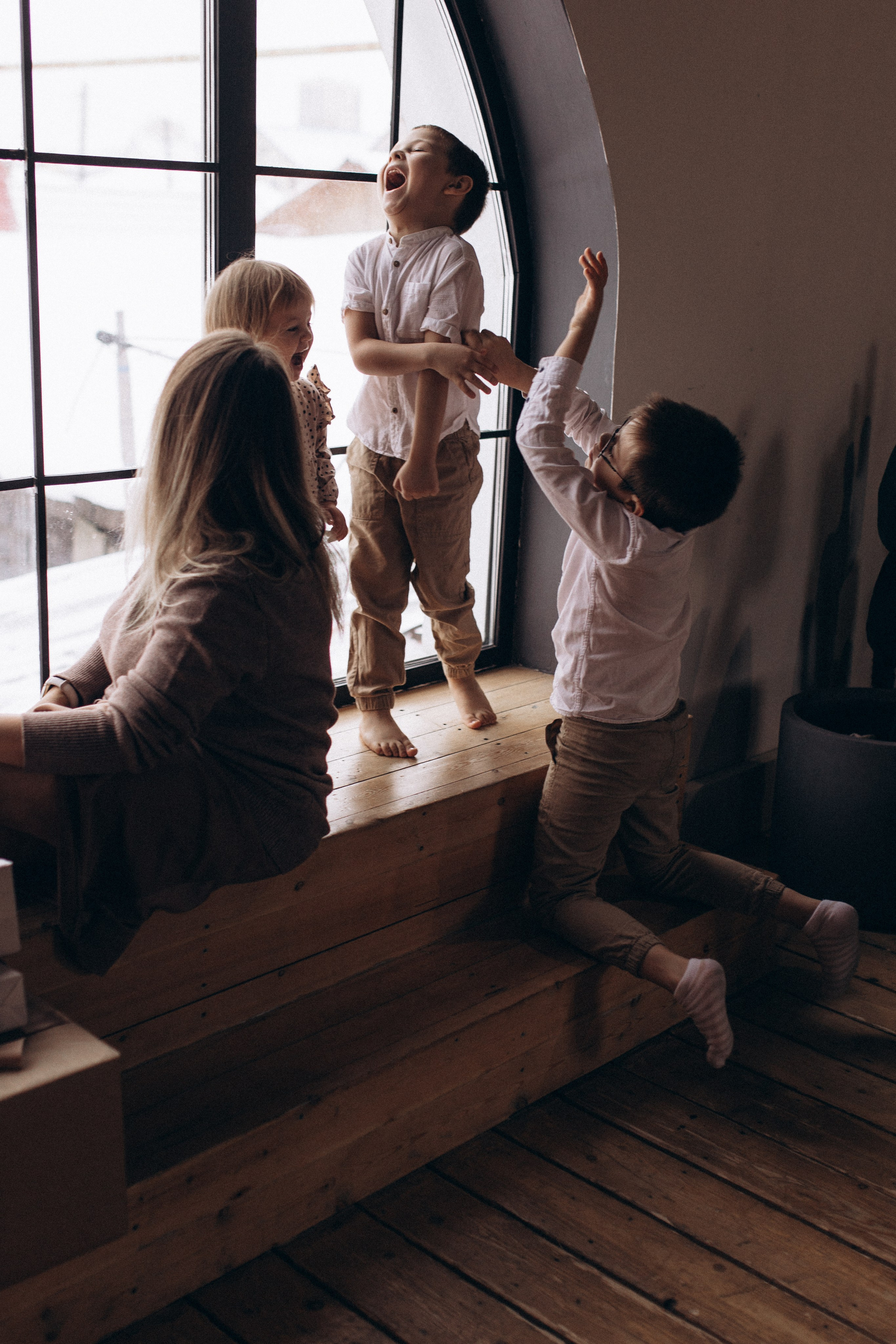 Новогодняя история большой семьи. Семейный фотограф lifestyle в Новосибирске Елена Шпилевая