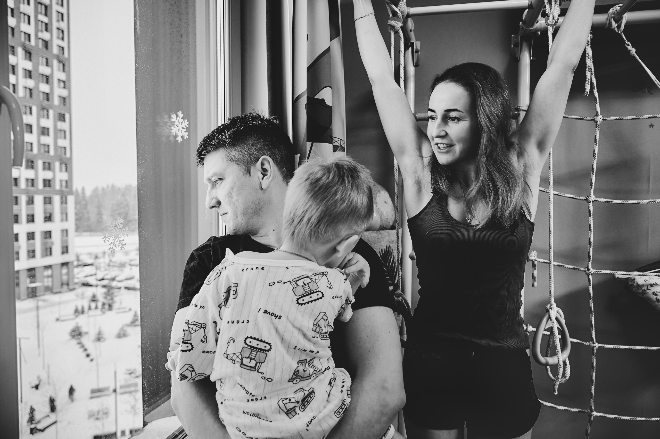 Согретые домом, вдохновленные снегом. Документальная семейная фотография Сергей Давыдов, Москва