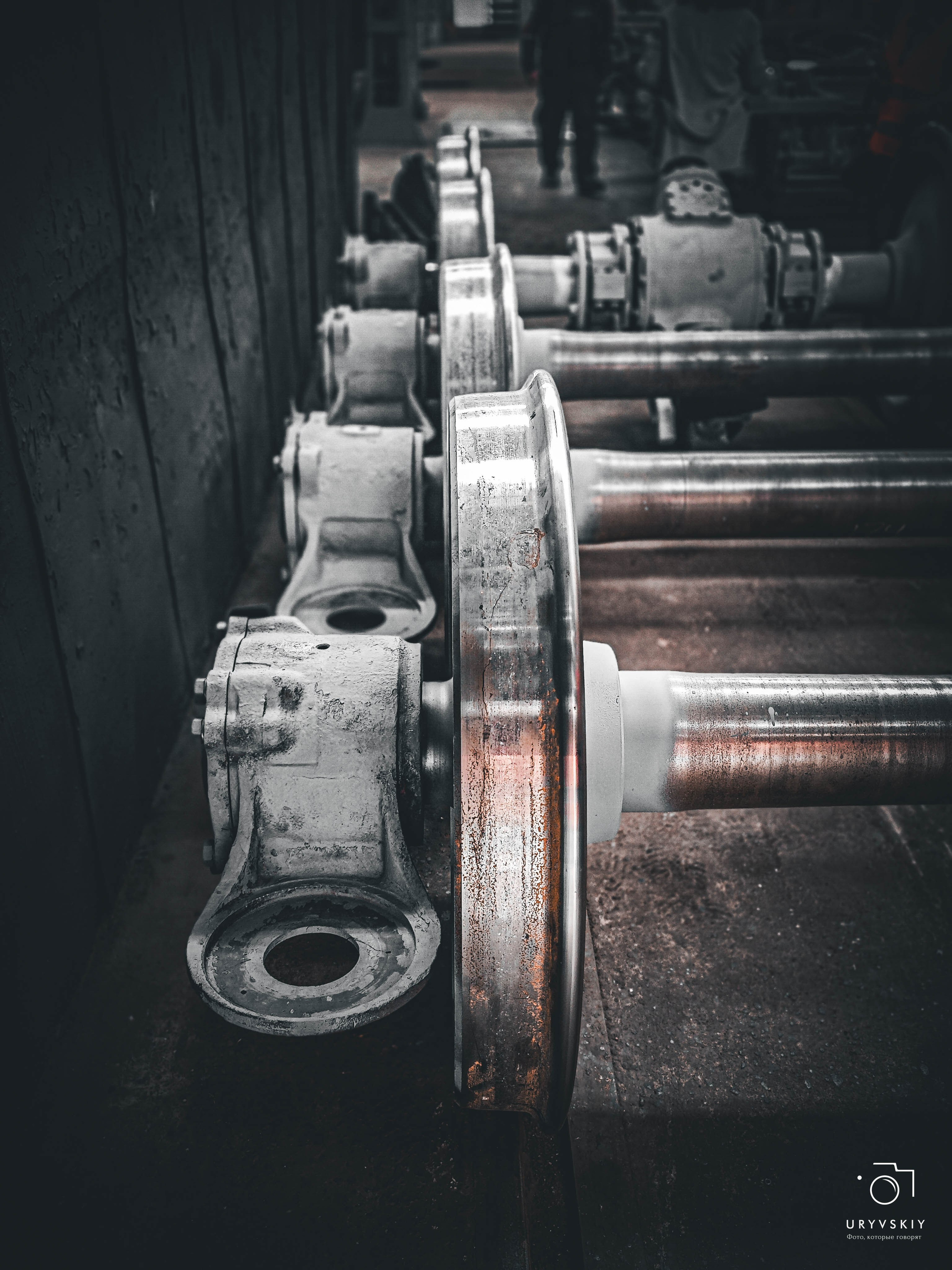 Красноярский электровагоноремонтный завод. Игорь Урывский. Фотограф Красноярск