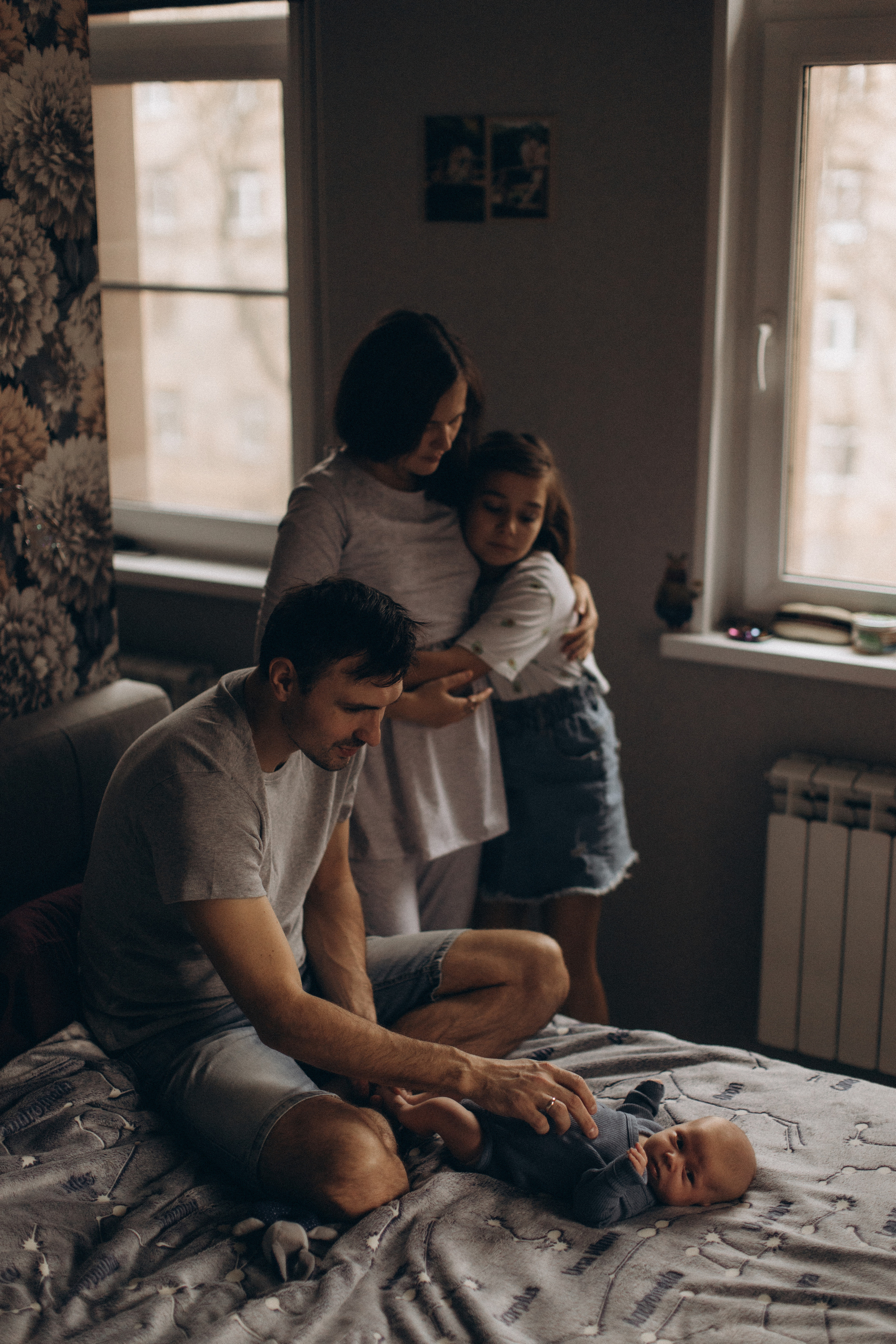 Настя, Рома, Ксю и малыш Гри. Детский и семейный фотограф в Москве Мария Барыкина