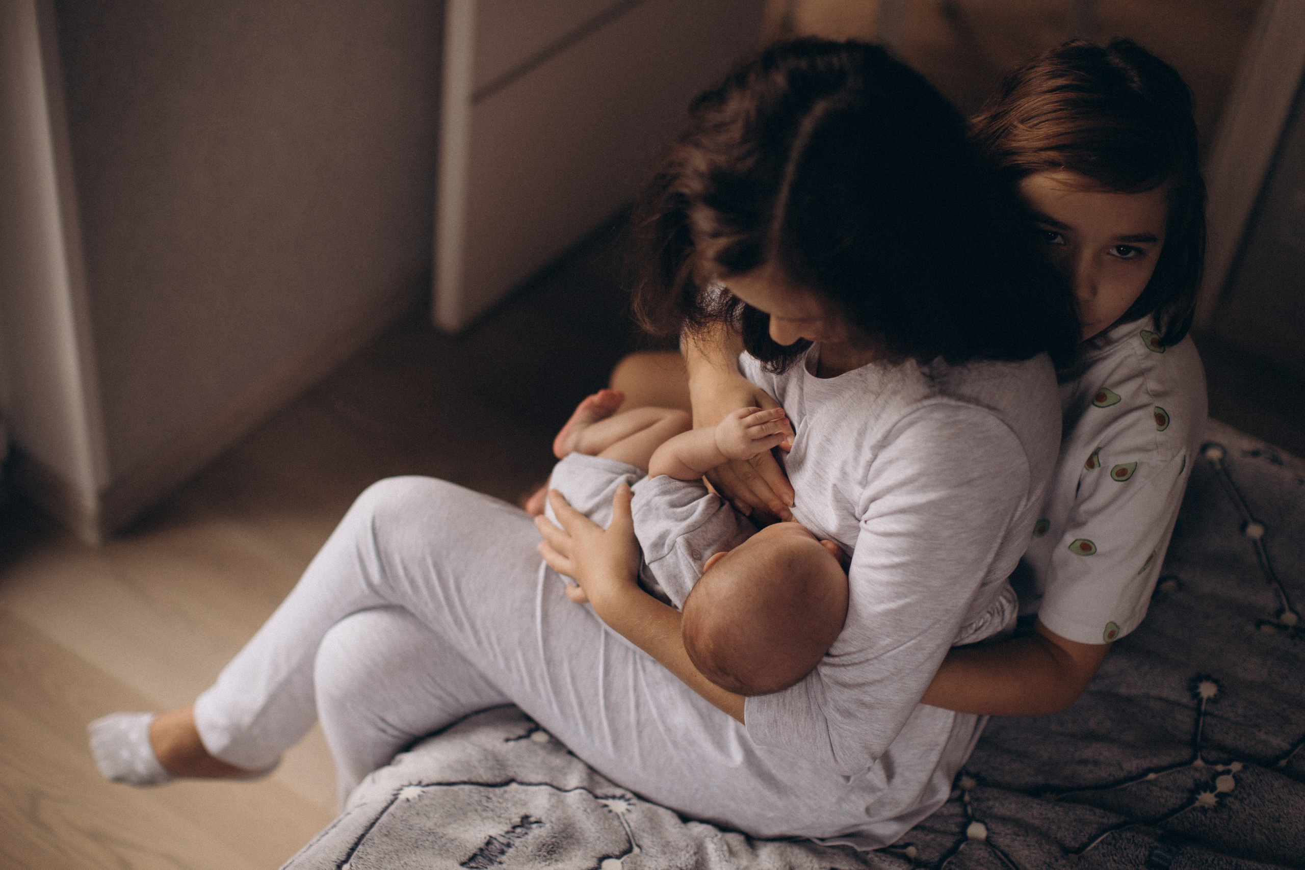 Настя, Рома, Ксю и малыш Гри. Детский и семейный фотограф в Москве Мария Барыкина