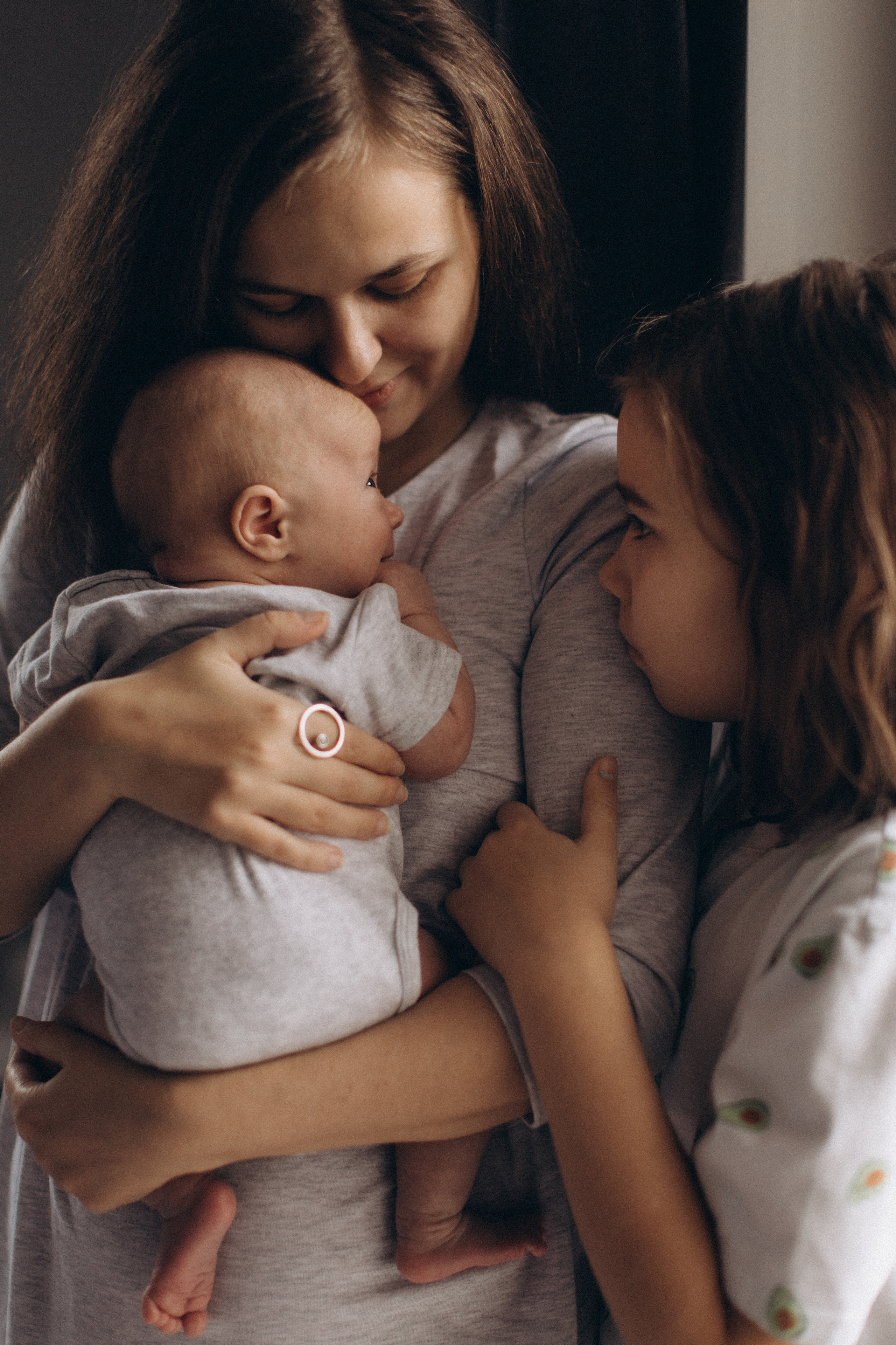Настя, Рома, Ксю и малыш Гри. Детский и семейный фотограф в Москве Мария Барыкина