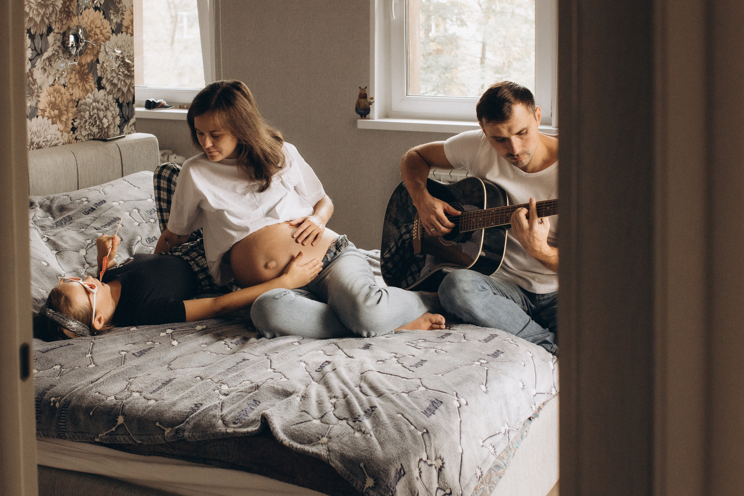 Настя, Рома и Ксю. Детский и семейный фотограф в Москве Мария Барыкина