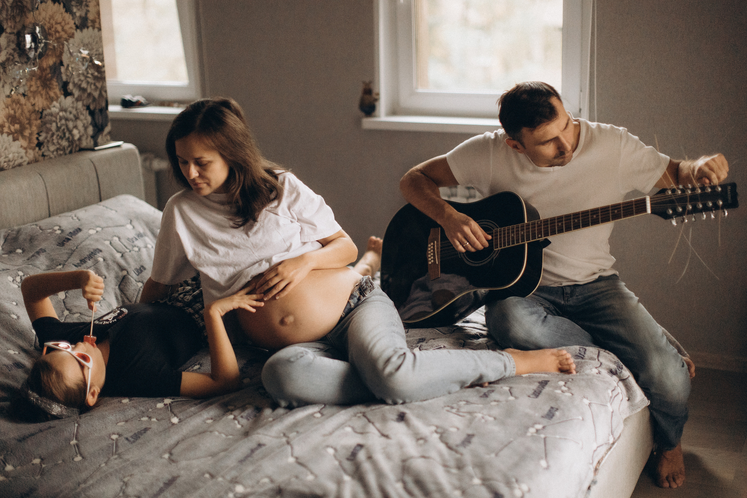 Настя, Рома и Ксю. Детский и семейный фотограф в Москве Мария Барыкина