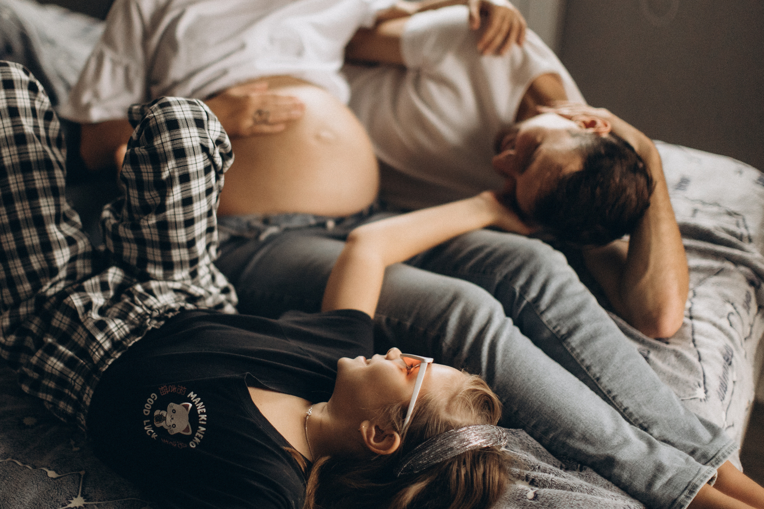 Настя, Рома и Ксю. Детский и семейный фотограф в Москве Мария Барыкина