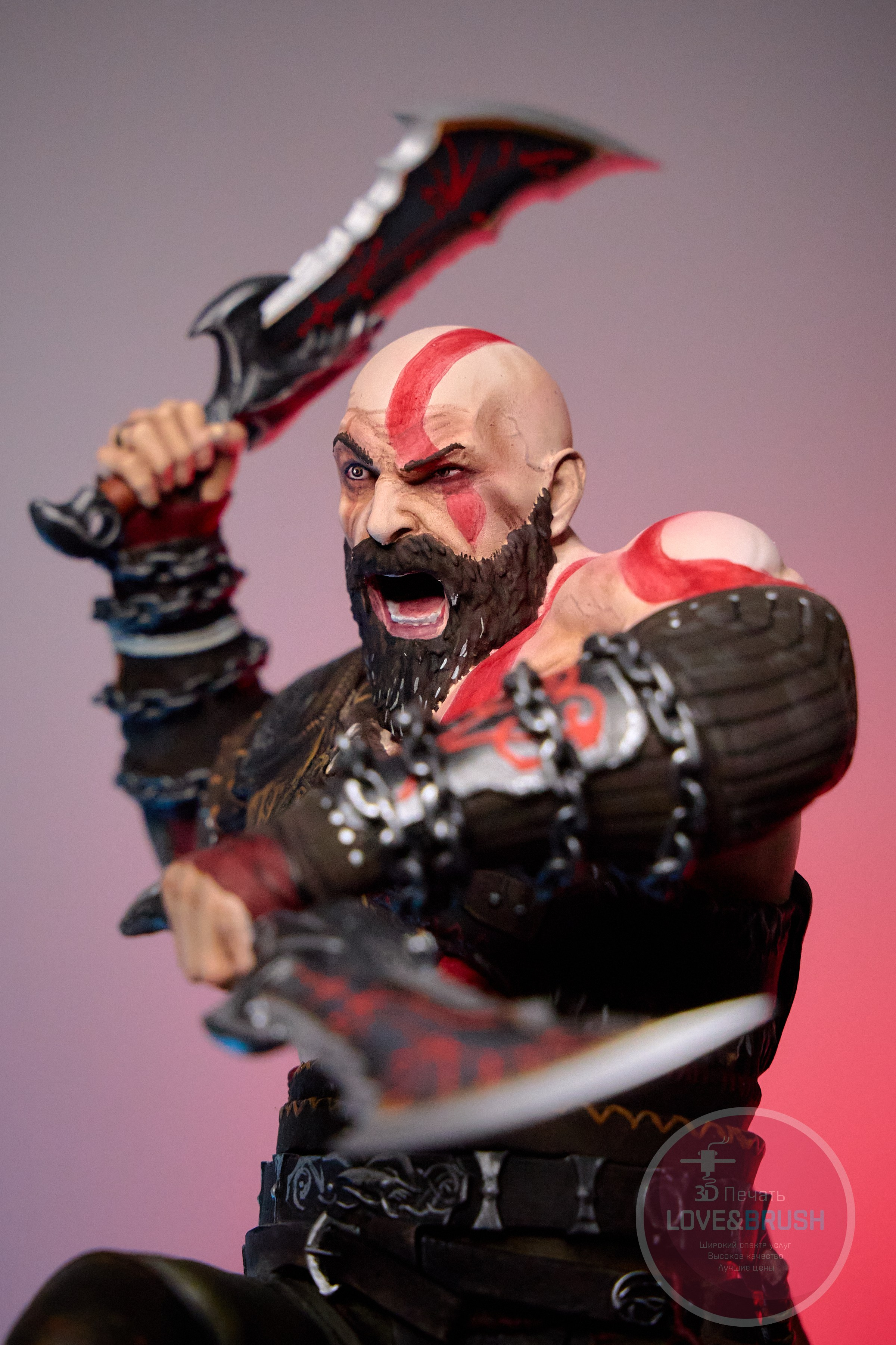 3D печать Love&Brush Kratos. ФОТОГРАФ ЭДУАРД КОЛТУНОВСКИЙ