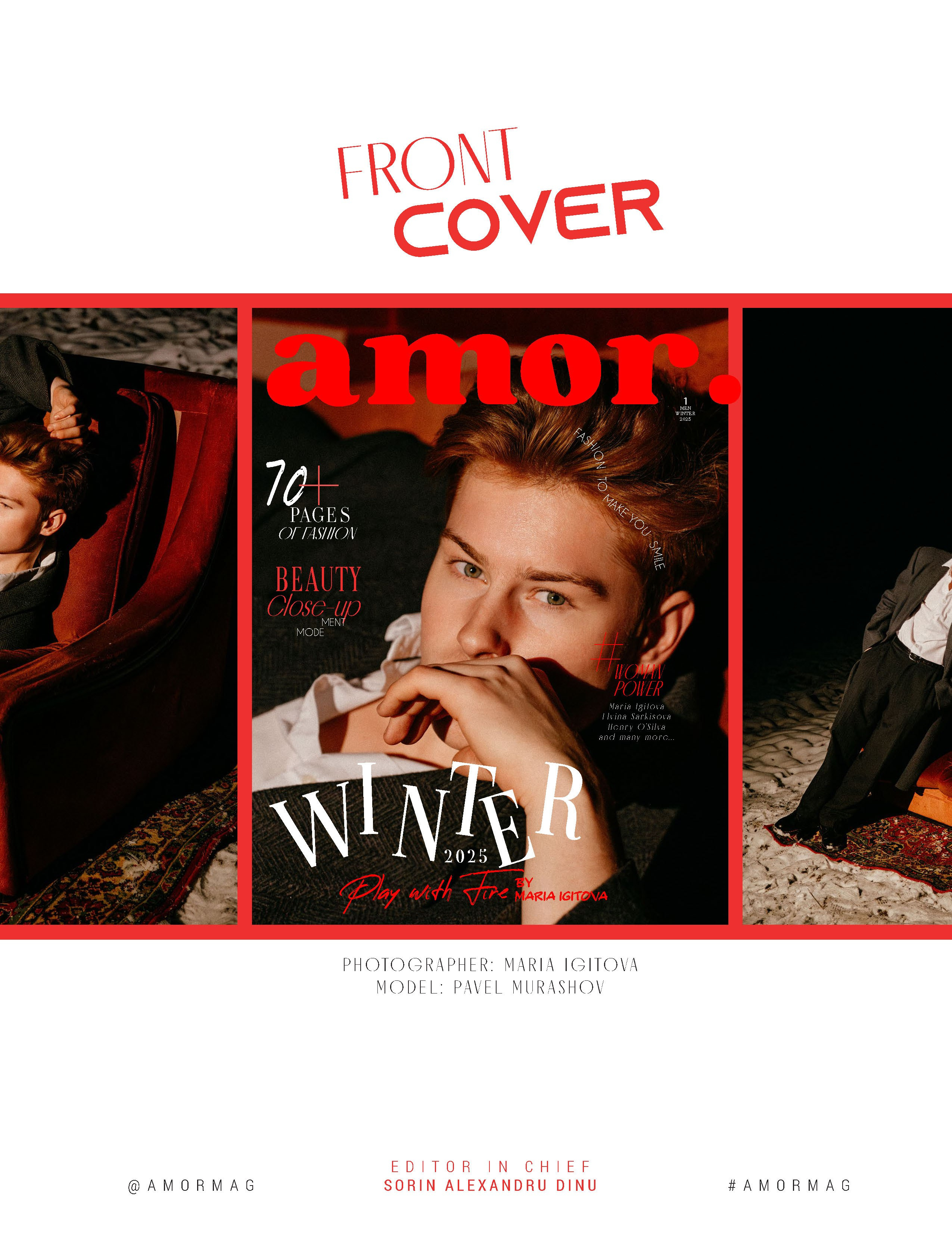 Pasha & AMOR Magazine. Фотограф в Москве Маша Игитова