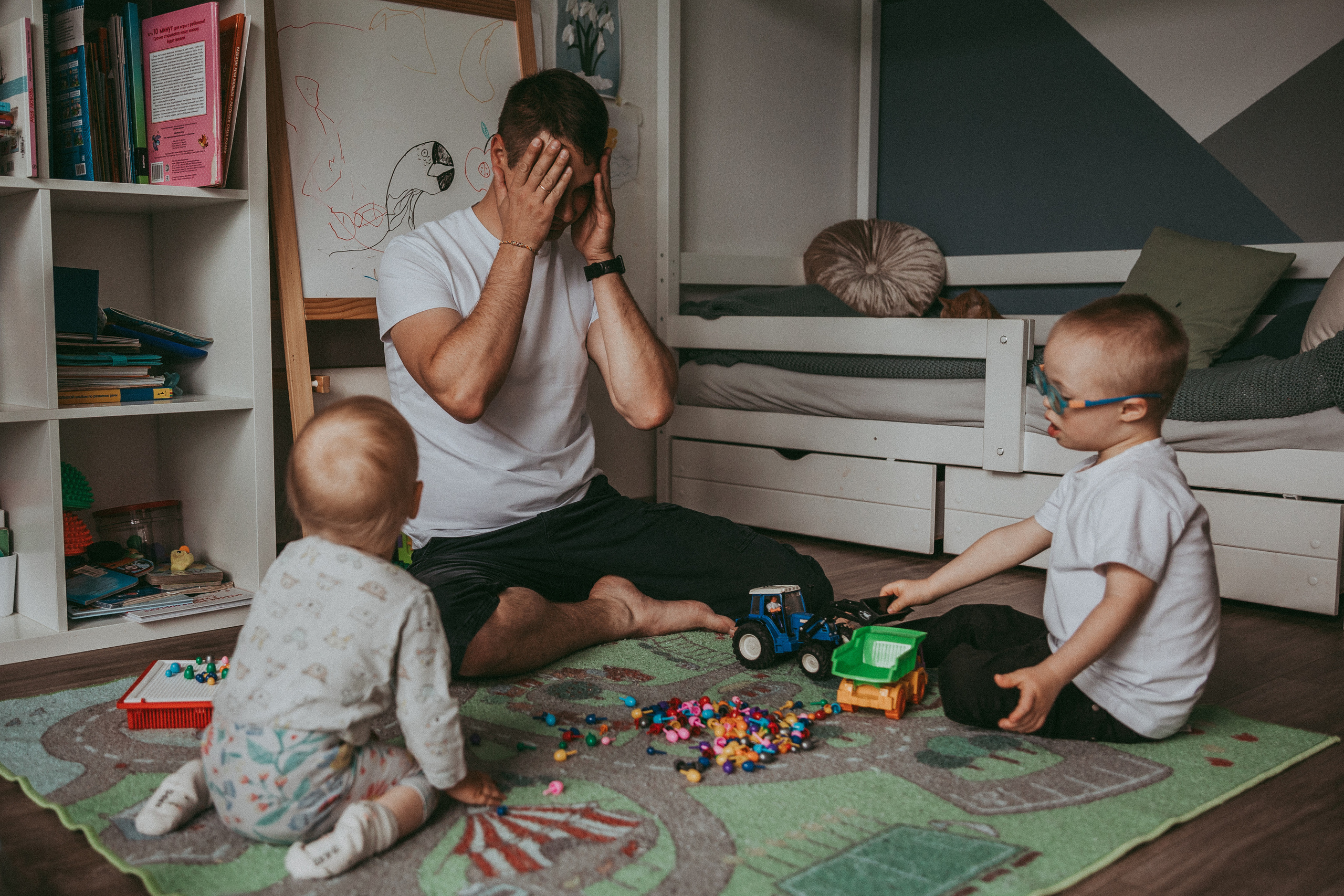 Лена, Толя, Миша и Сашенька. Семейный, женский фотограф Москве Лиза Лутцева