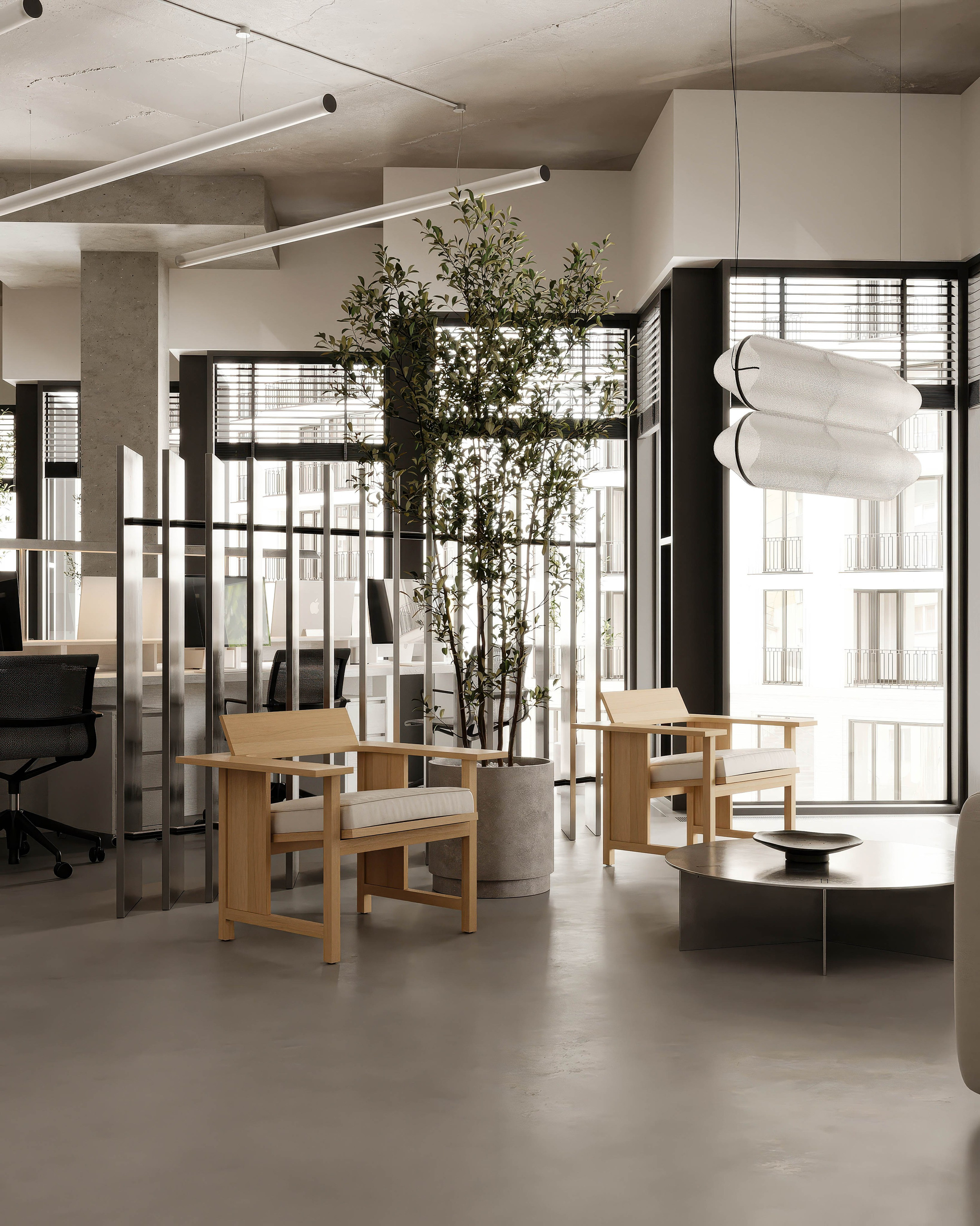 Офис 211/ Дизайнер: NAMU BURO. Студия интерьерной визуализации tmshkn.vis