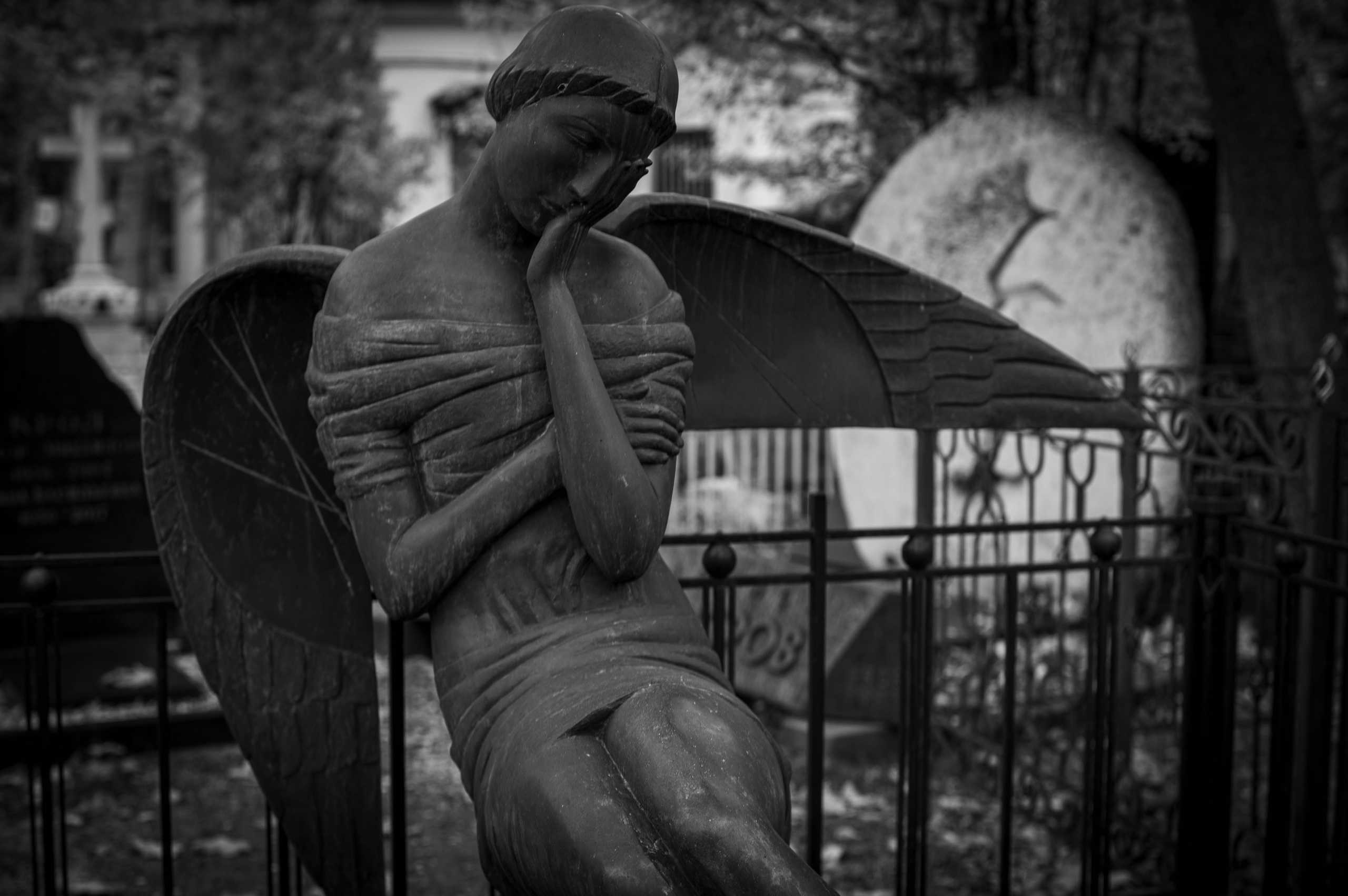 Ваганьковское кладбище. Фотограф Роман Адлер