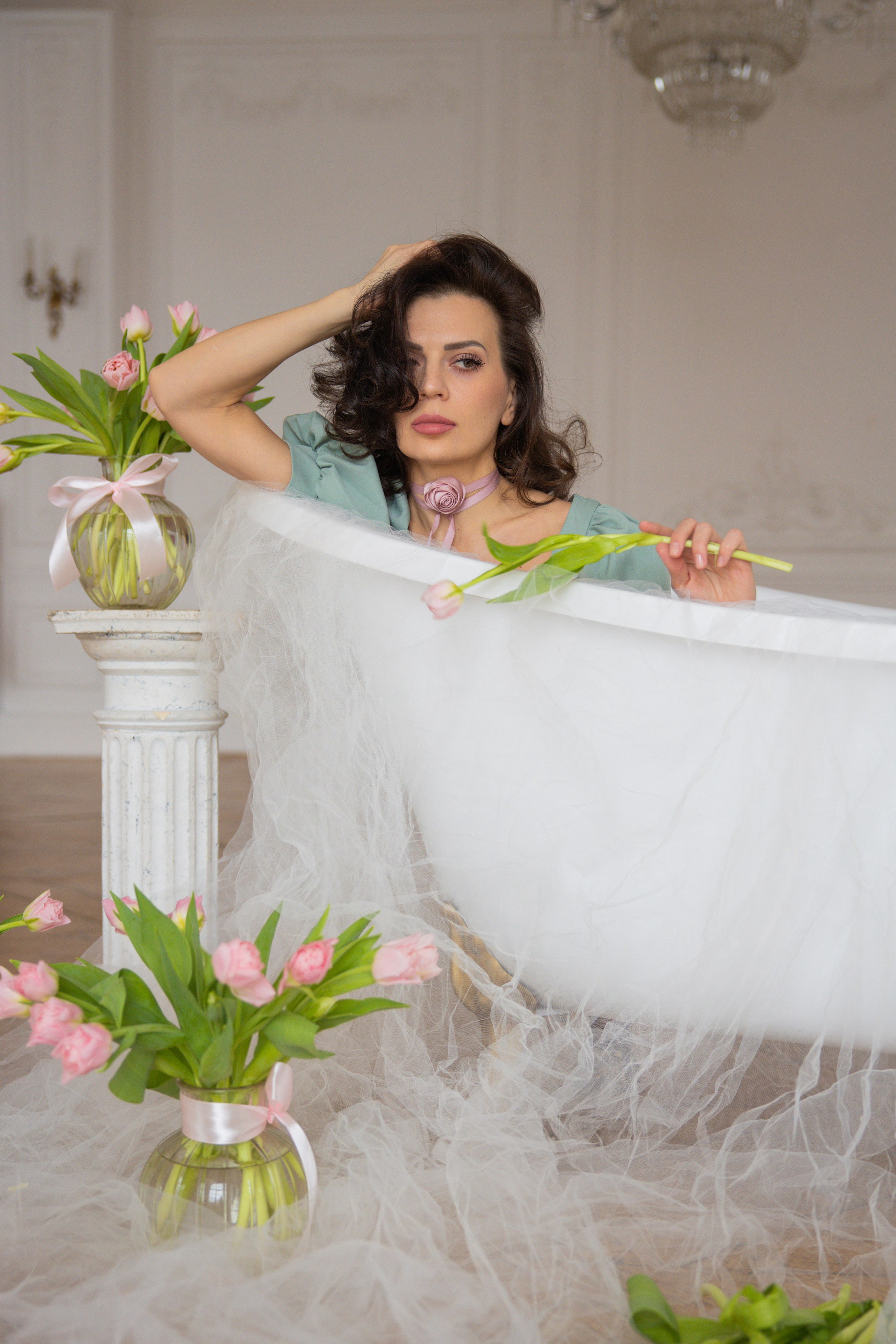 Весенняя съемка с тюльпанами. Фотограф в Санкт-Петербурге Вагнер Юлия