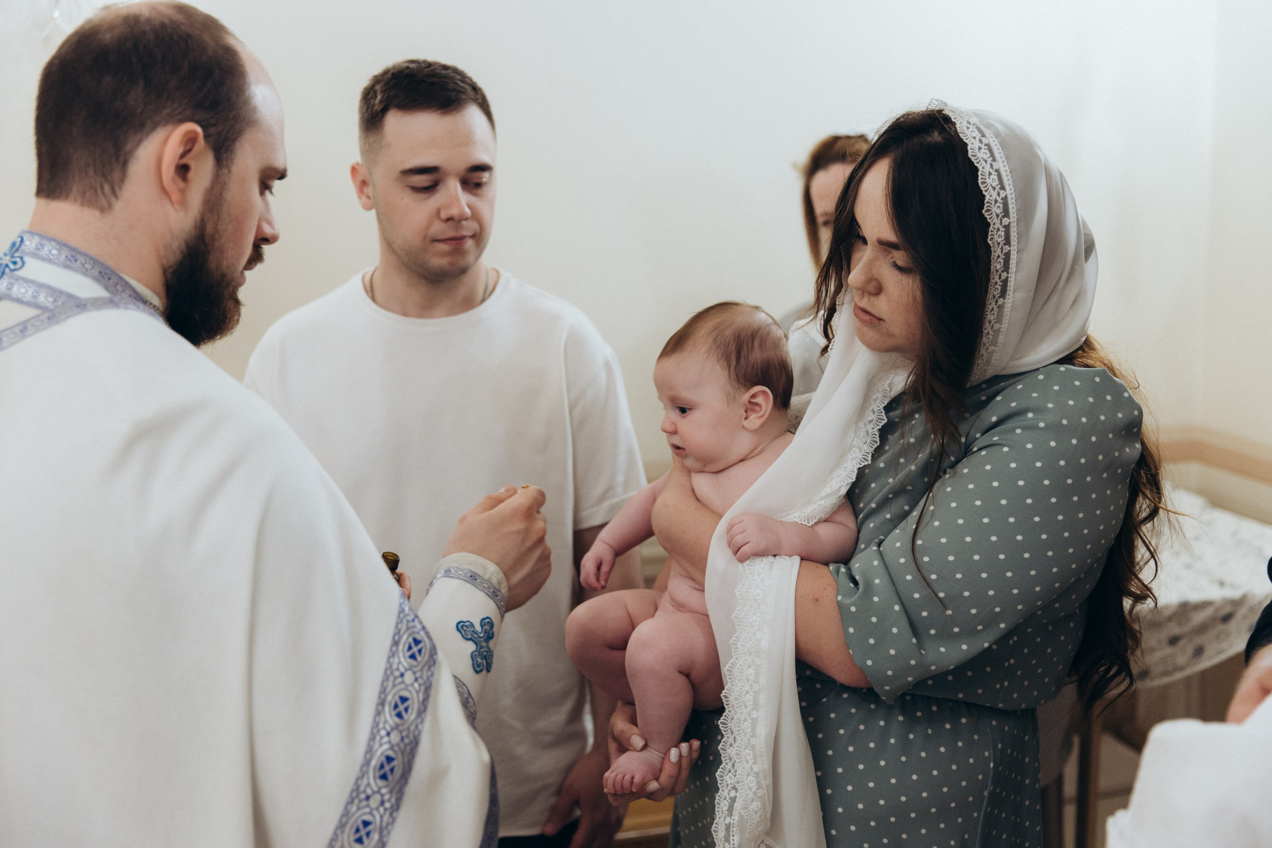 Крещение Павла. Фотограф на крещение в Рязани. Семейный фотограф