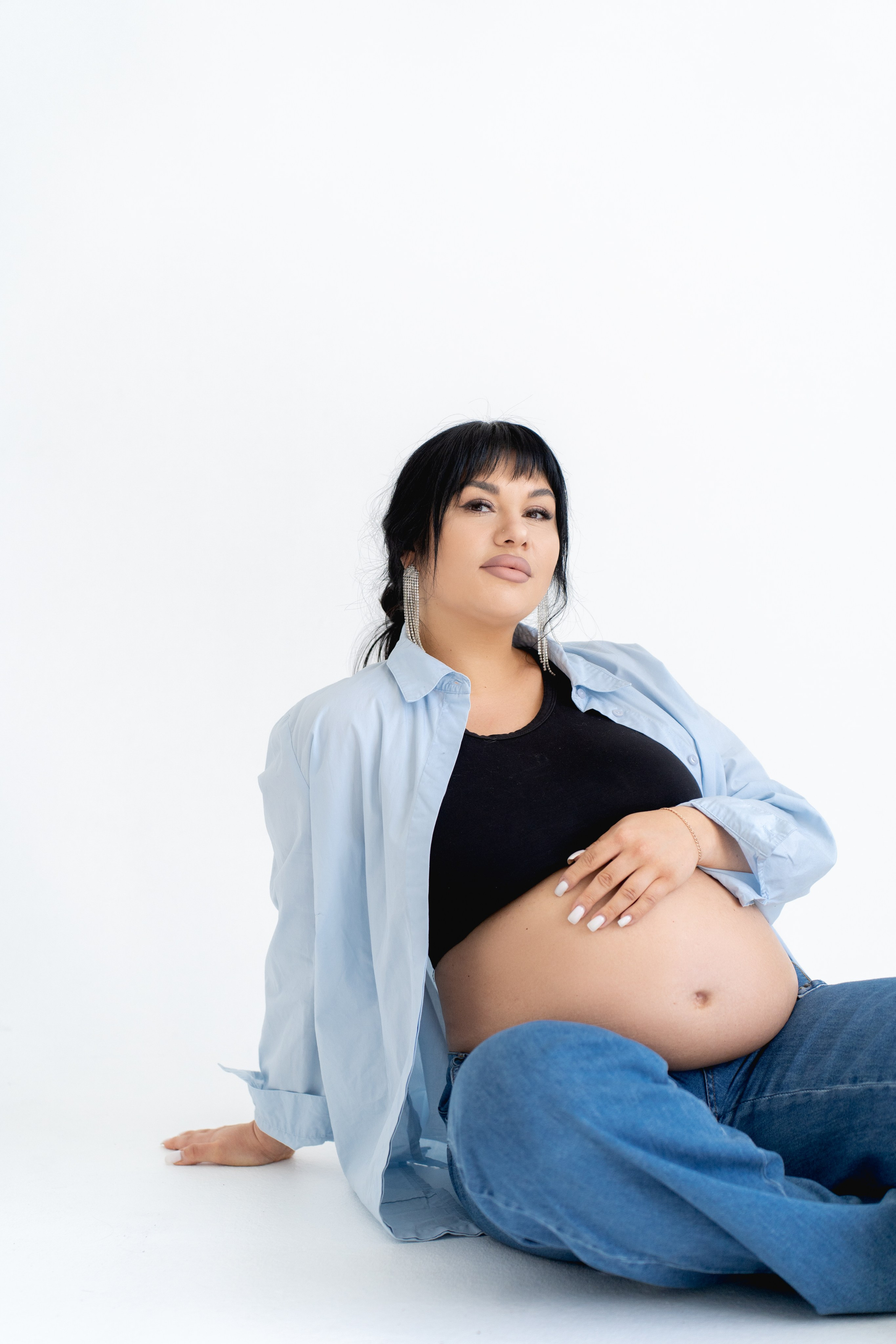 Ксения. Студийная съемка «в ожидании». Яна Орехова. Фотограф в Томске