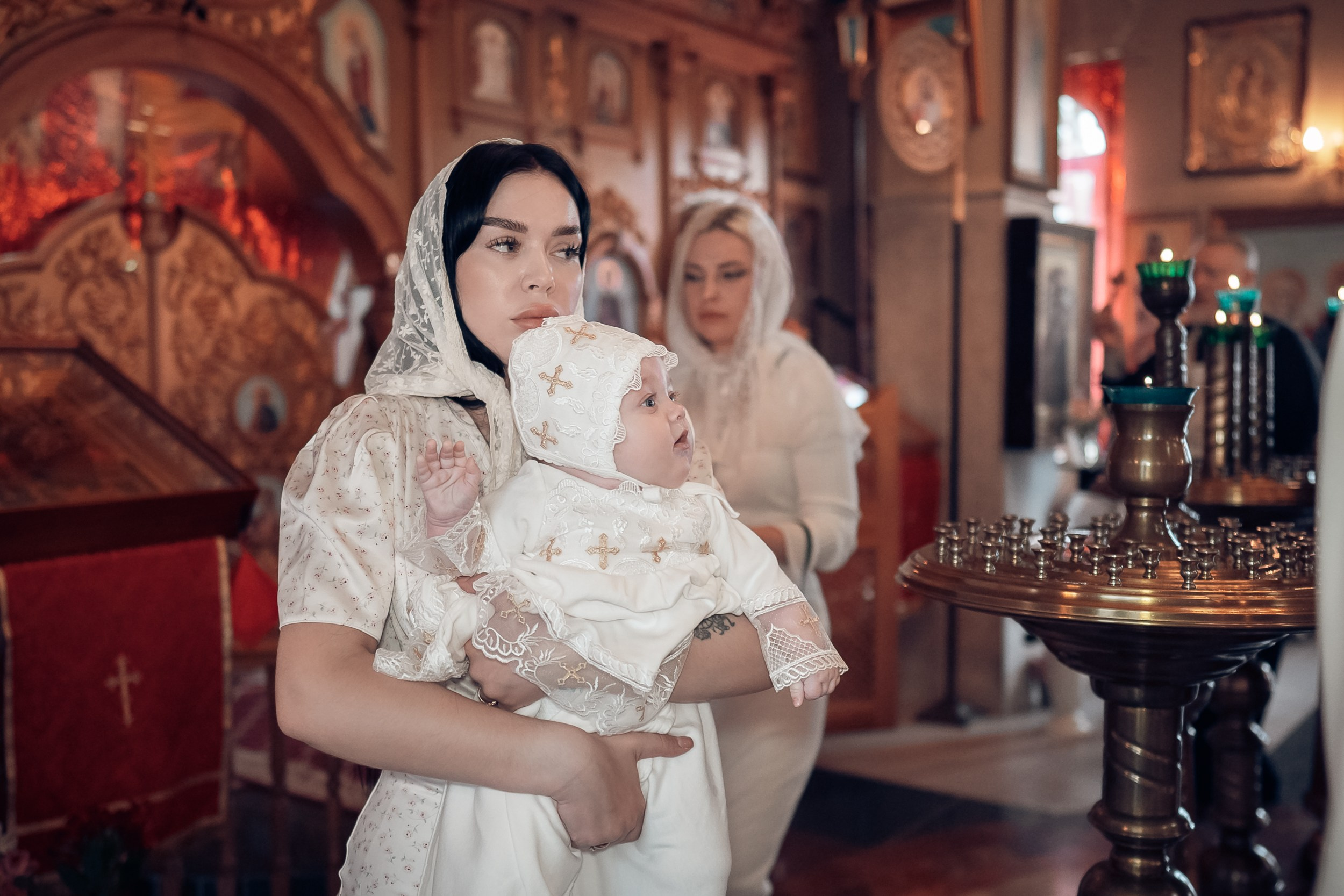 Крещение в храме Прп.Сергия Радонежского с. Орлиное. Церковный фотограф Севастополь