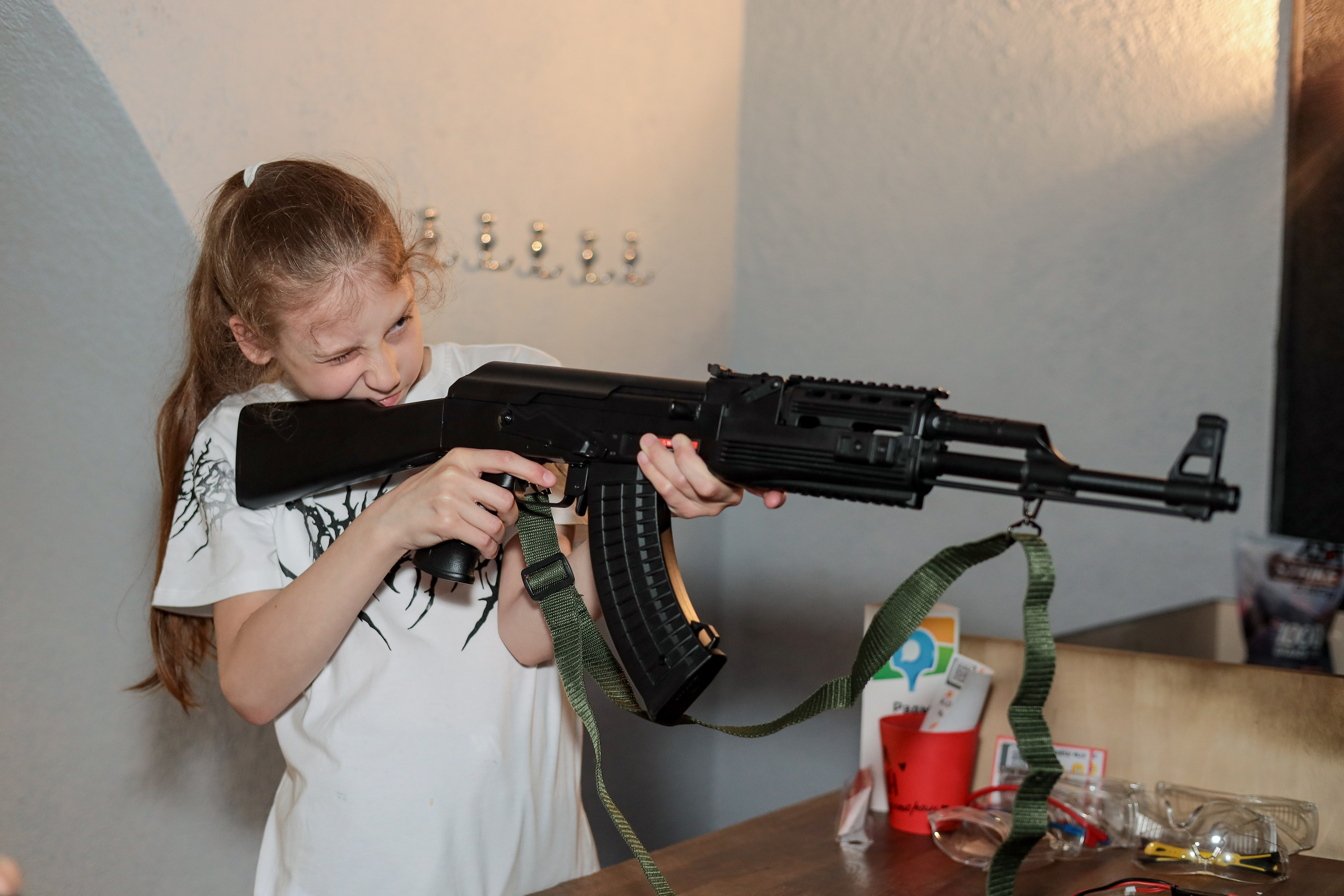 День рождение в стрелковом клубе. Фотограф Надршина Лилия