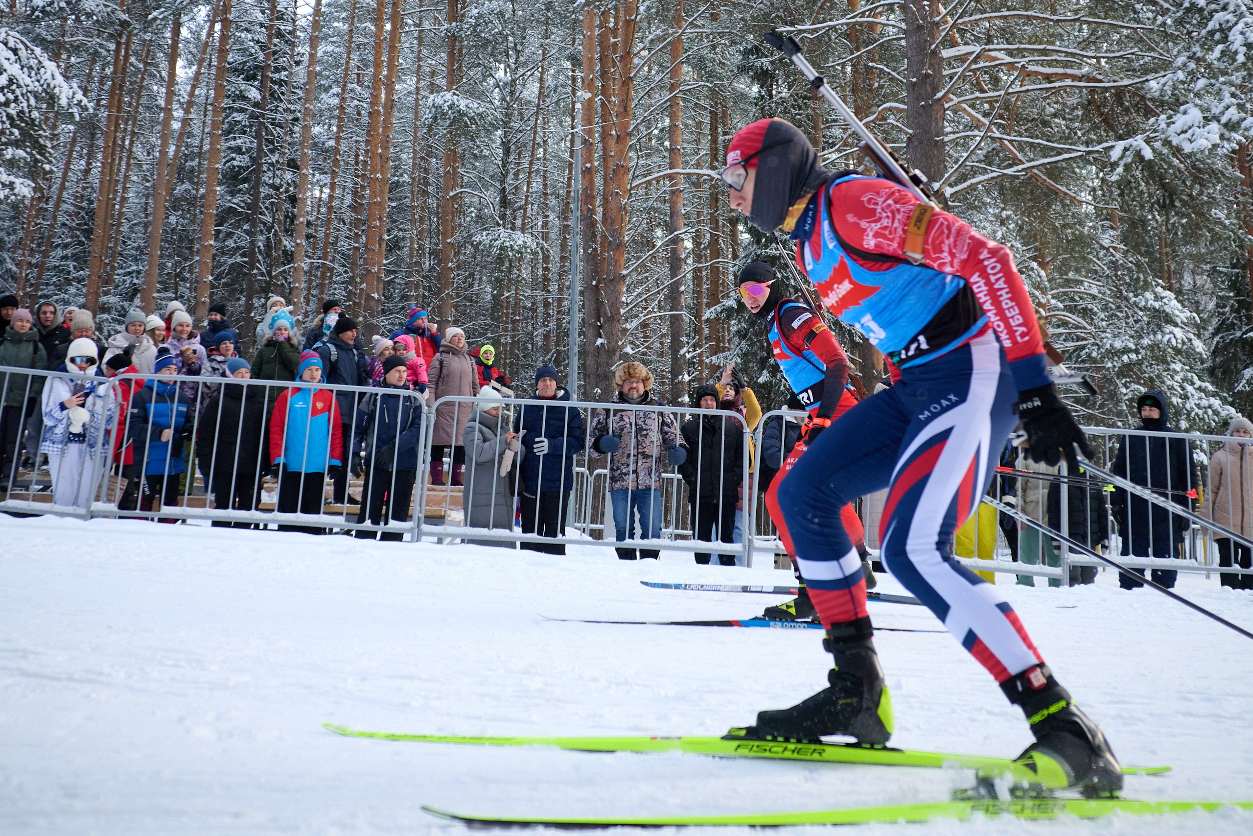 Биатлон. Чемпионат России — 2024/2025, 3-й этап, Ижевск. Спринт. Мужчины. Спортивный репортажный фотограф в Ижевске Сергей Мерзляков