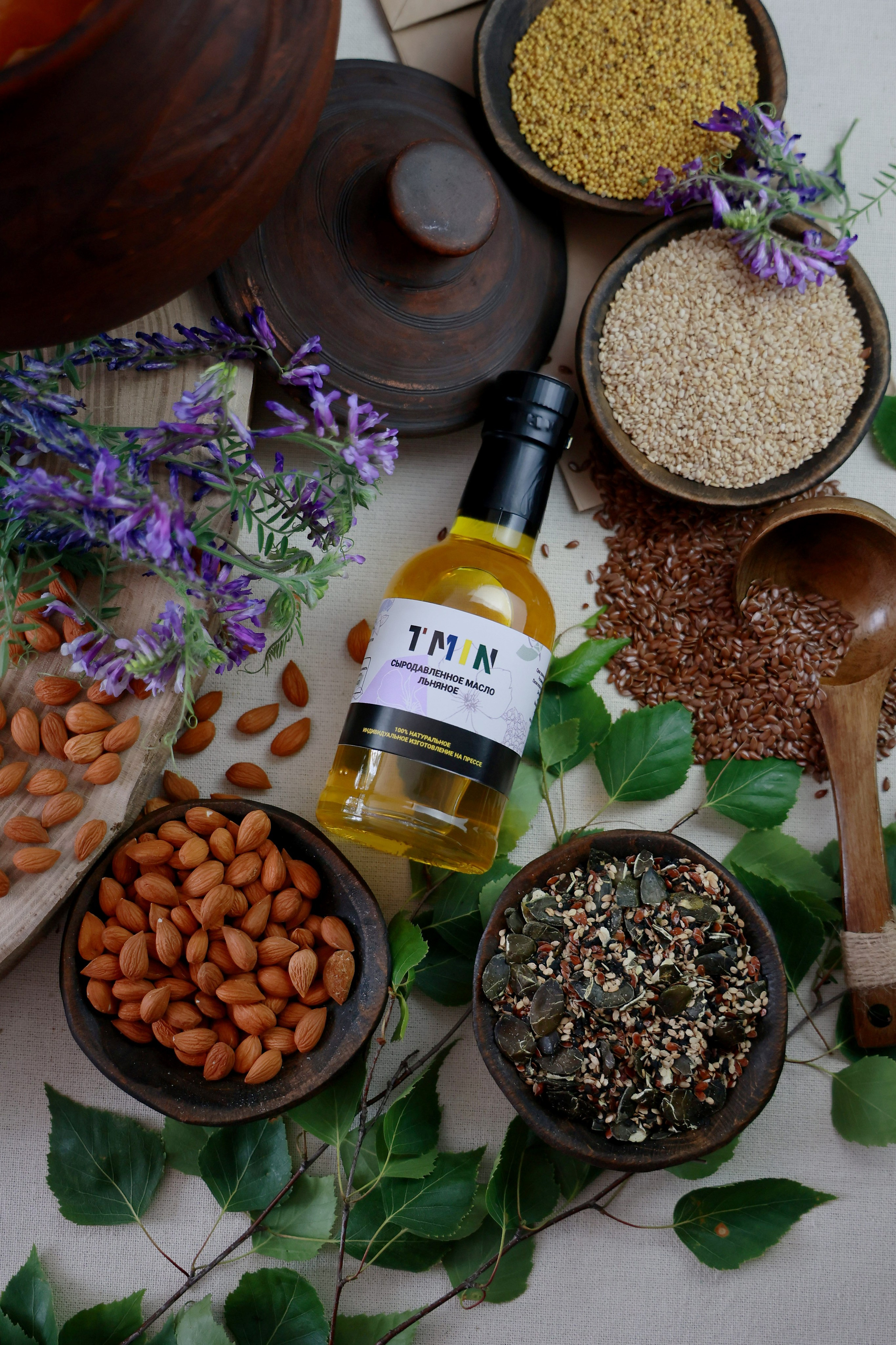 Масла холодного отжима «Tmin». Фотограф, видеограф