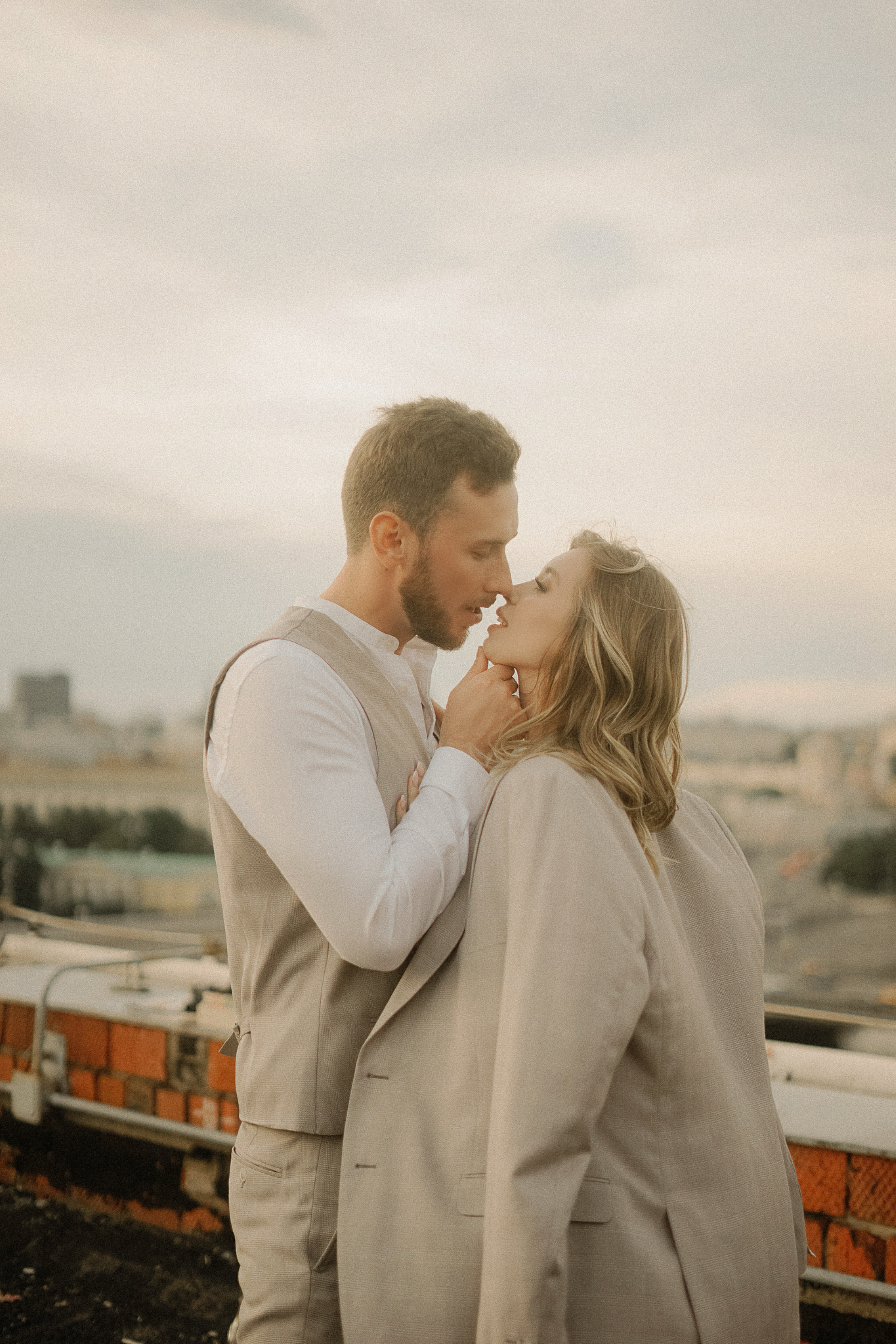 Злата и Илья. Крыша Москвы. Свадебный фотограф Марина Попова