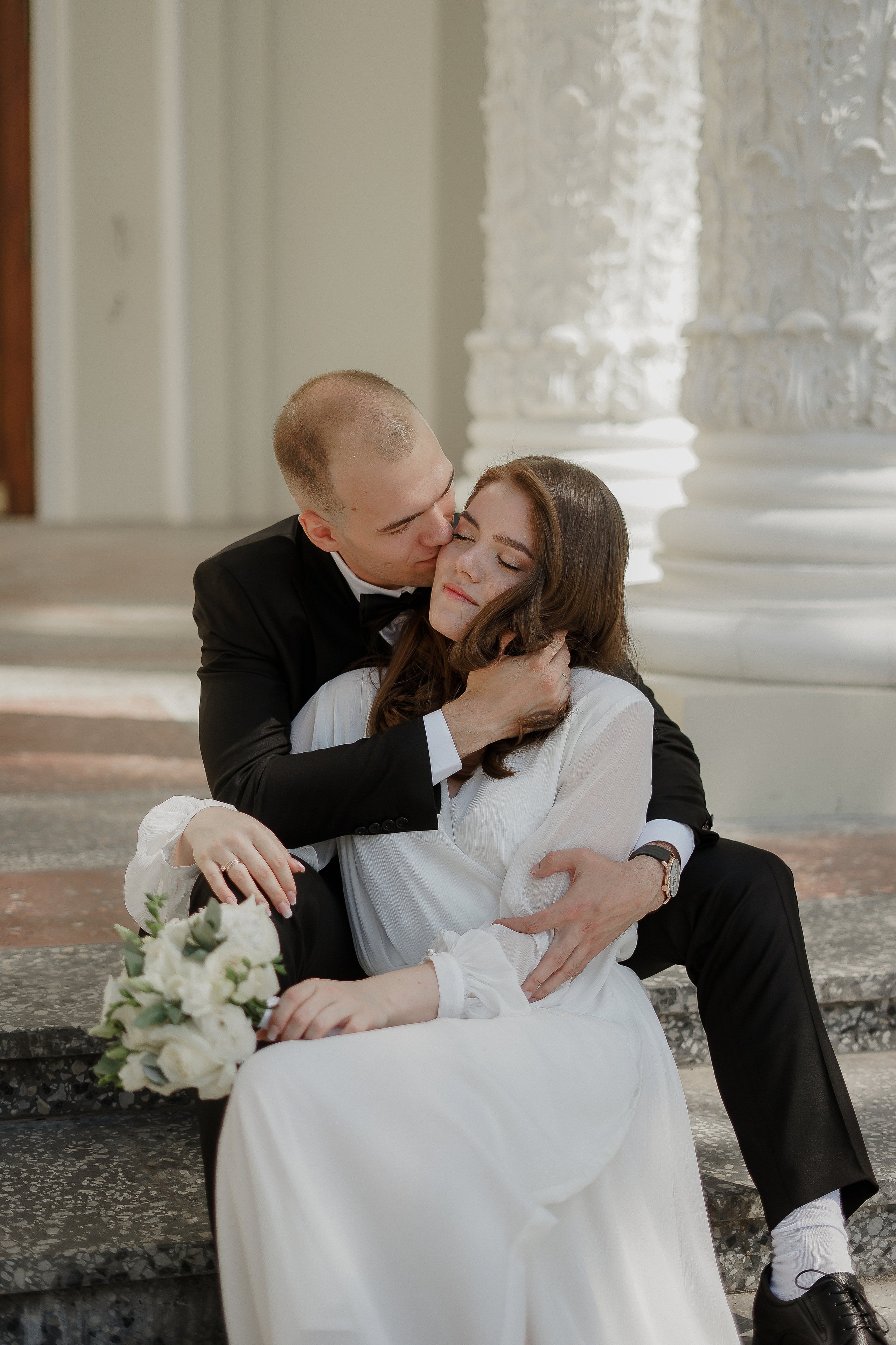 Екатерина и Никита. ВДНХ. Свадебный фотограф Марина Попова