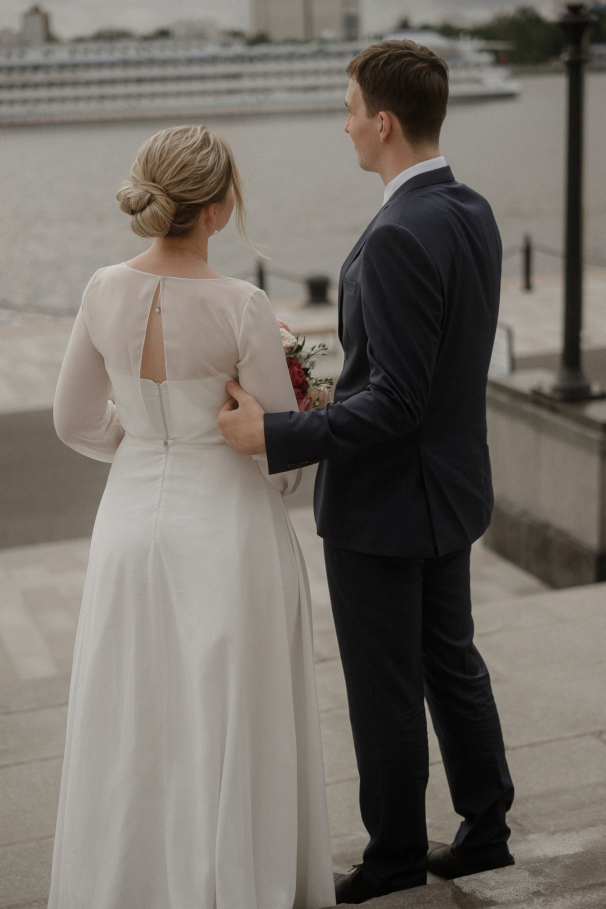 Анастасия и Александр. Северный Речной вокзал. Свадебный фотограф Марина Попова