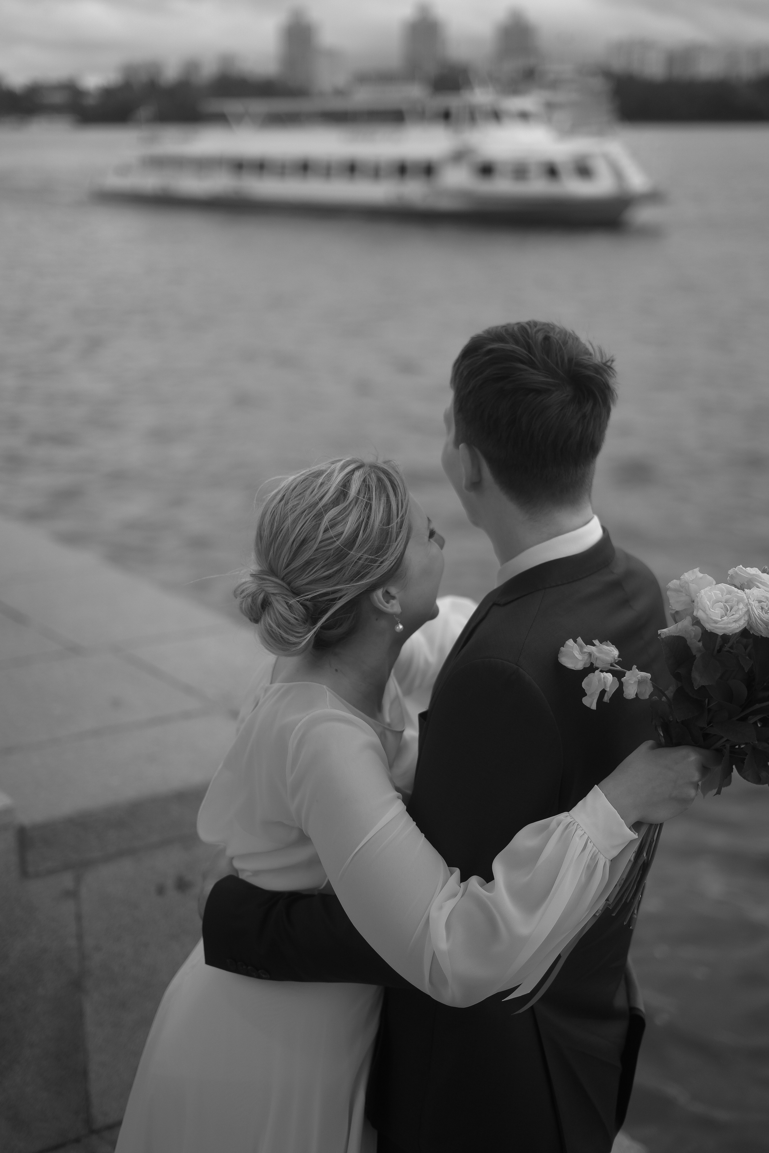 Анастасия и Александр. Северный Речной вокзал. Свадебный фотограф Марина Попова