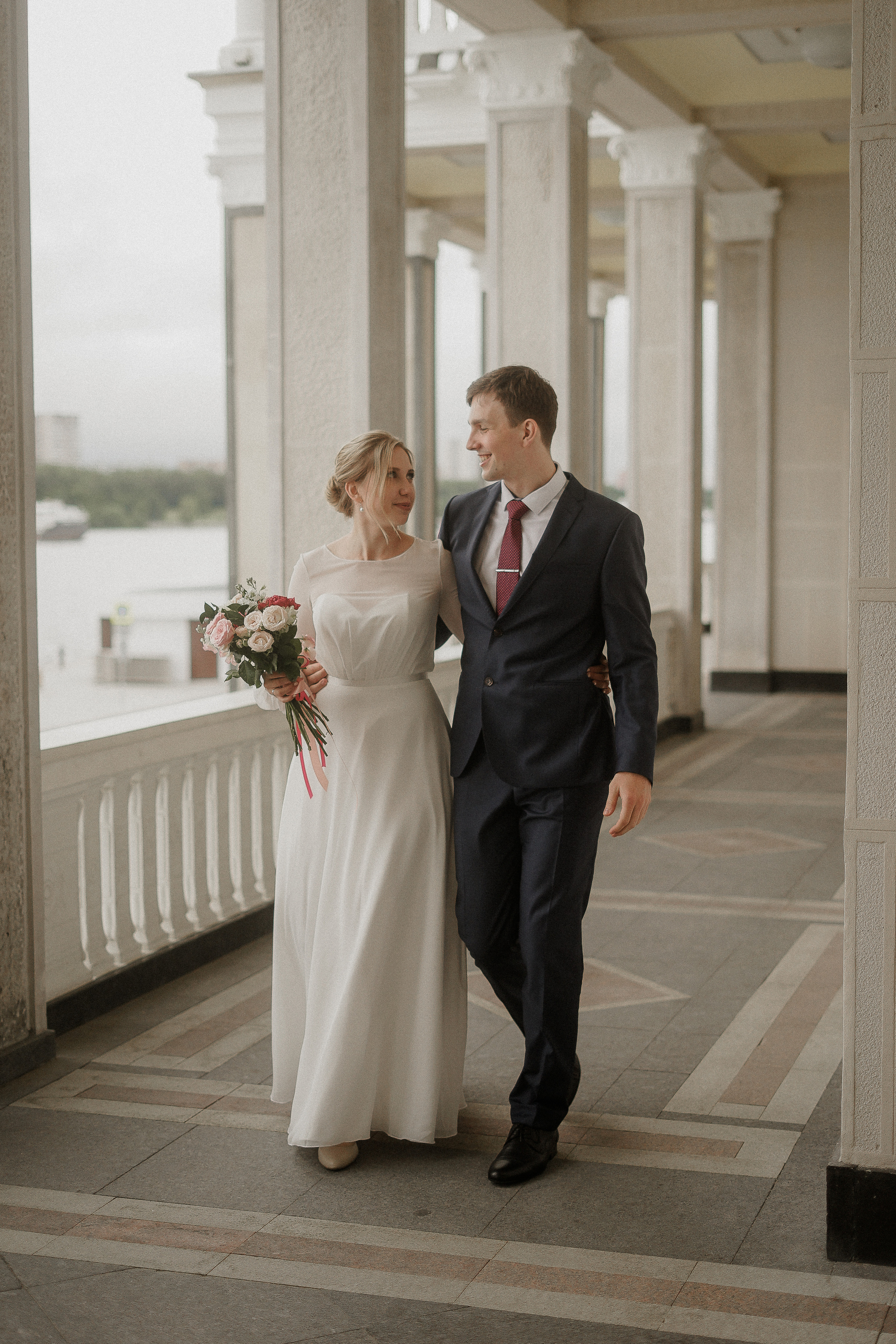 Анастасия и Александр. Северный Речной вокзал. Свадебный фотограф Марина Попова