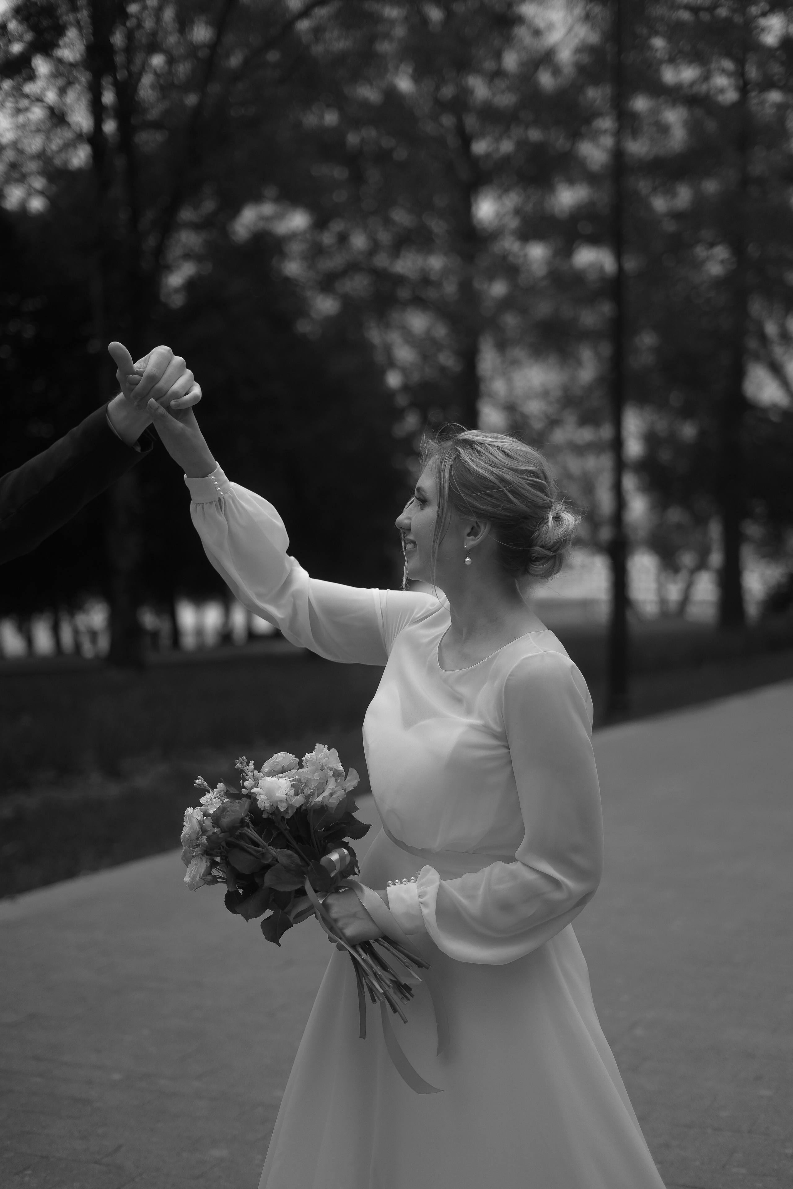 Анастасия и Александр. Северный Речной вокзал. Свадебный фотограф Марина Попова