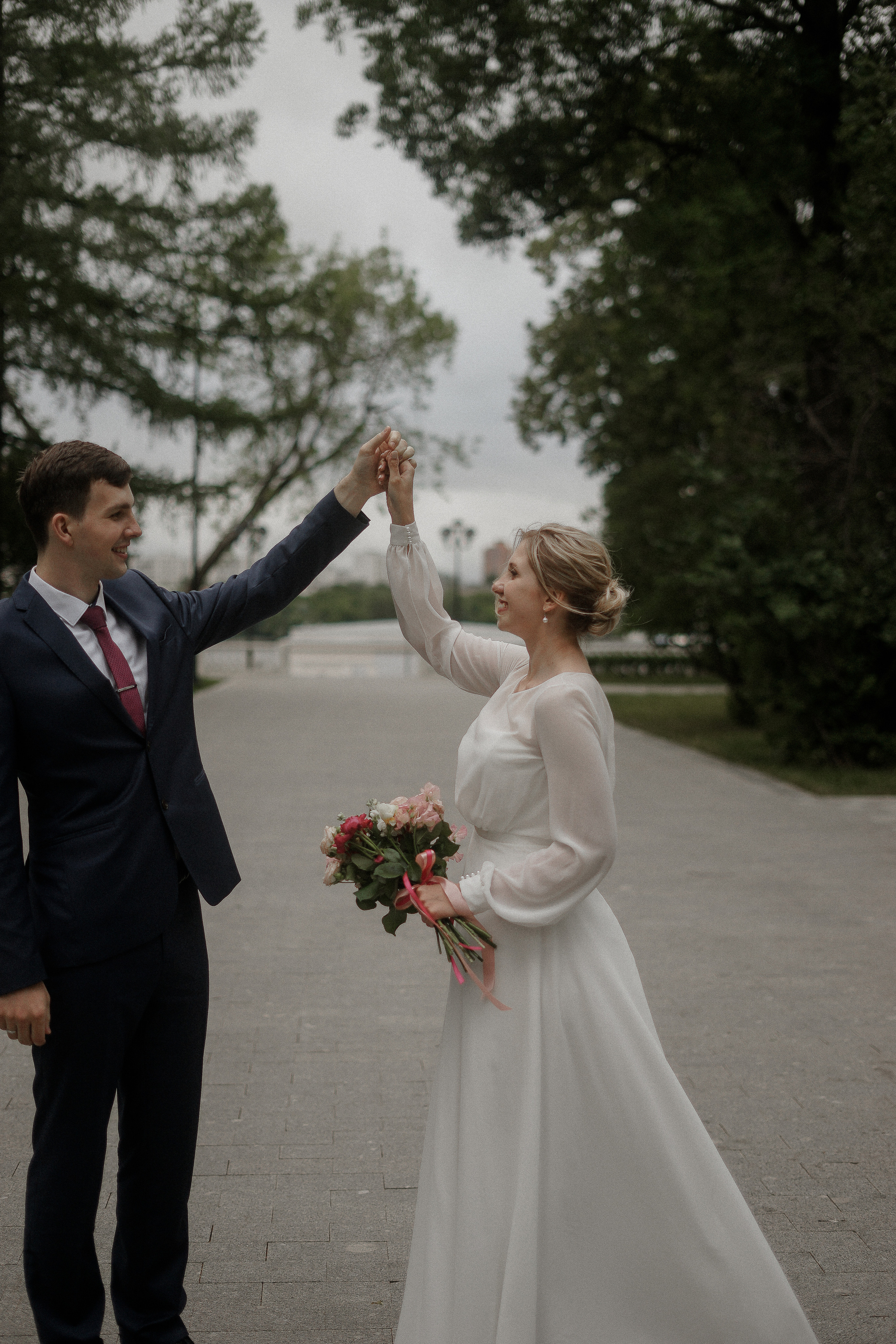 Анастасия и Александр. Северный Речной вокзал. Свадебный фотограф Марина Попова