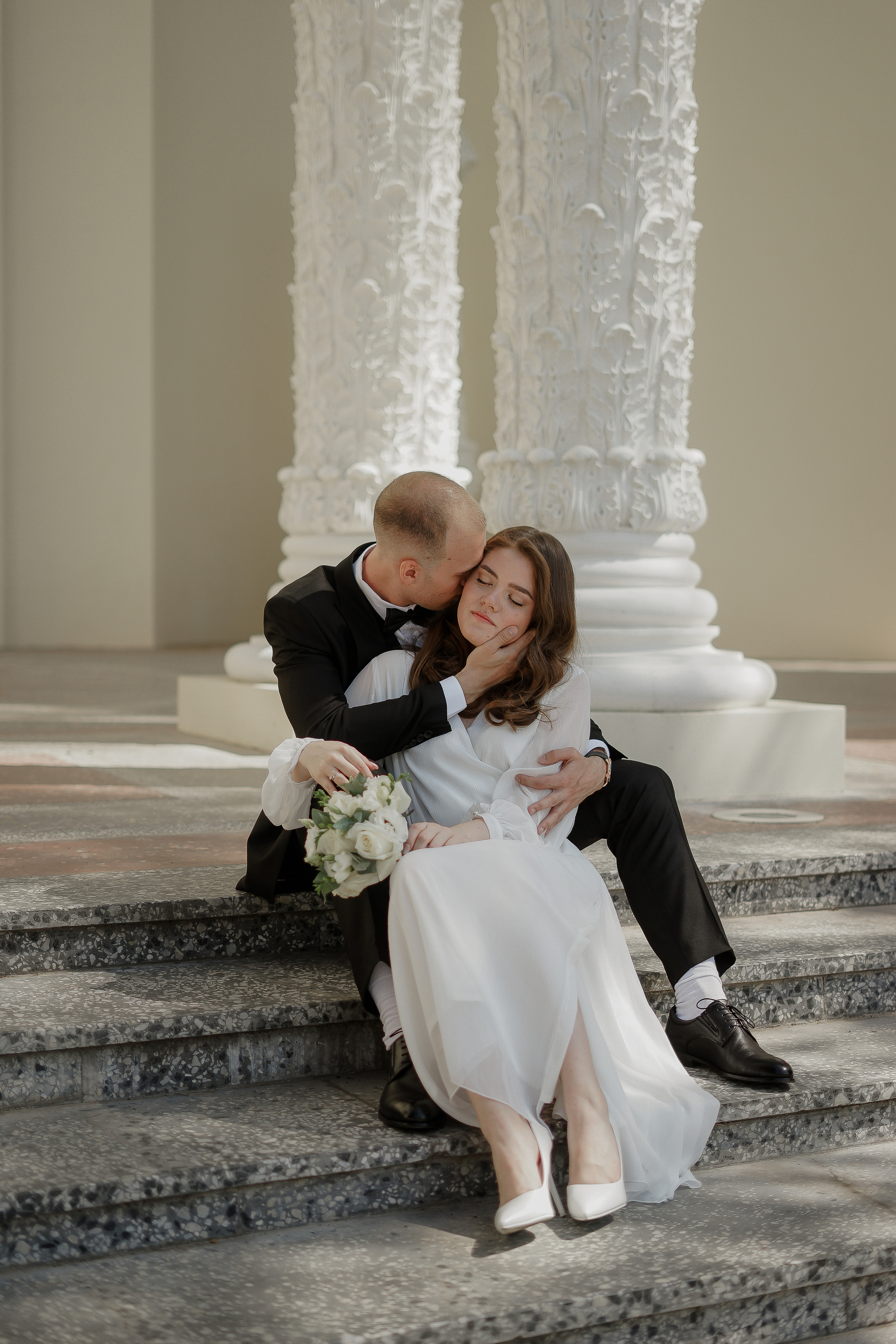 Екатерина и Никита. ВДНХ. Свадебный фотограф Марина Попова