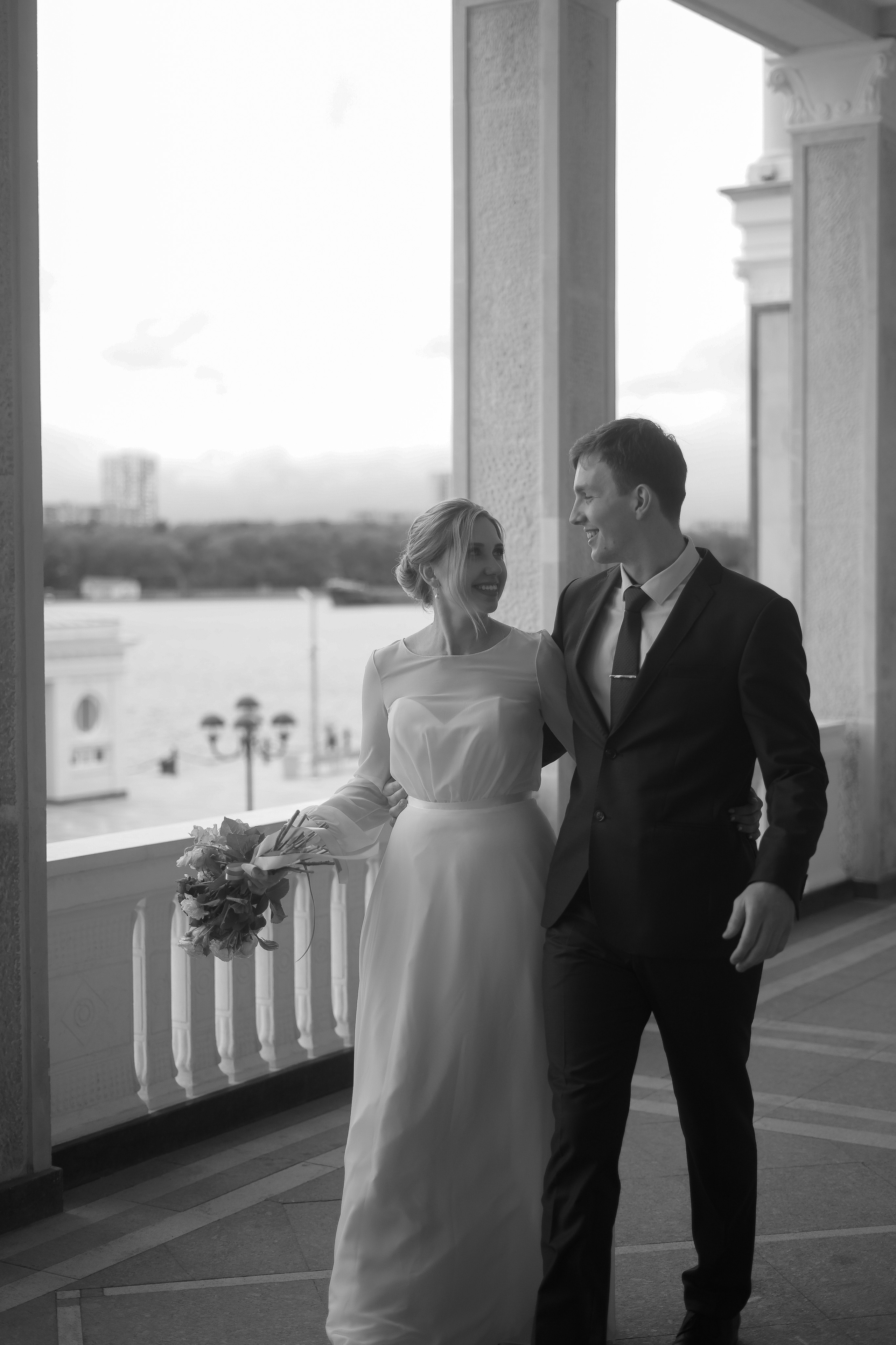 Анастасия и Александр. Северный Речной вокзал. Свадебный фотограф Марина Попова