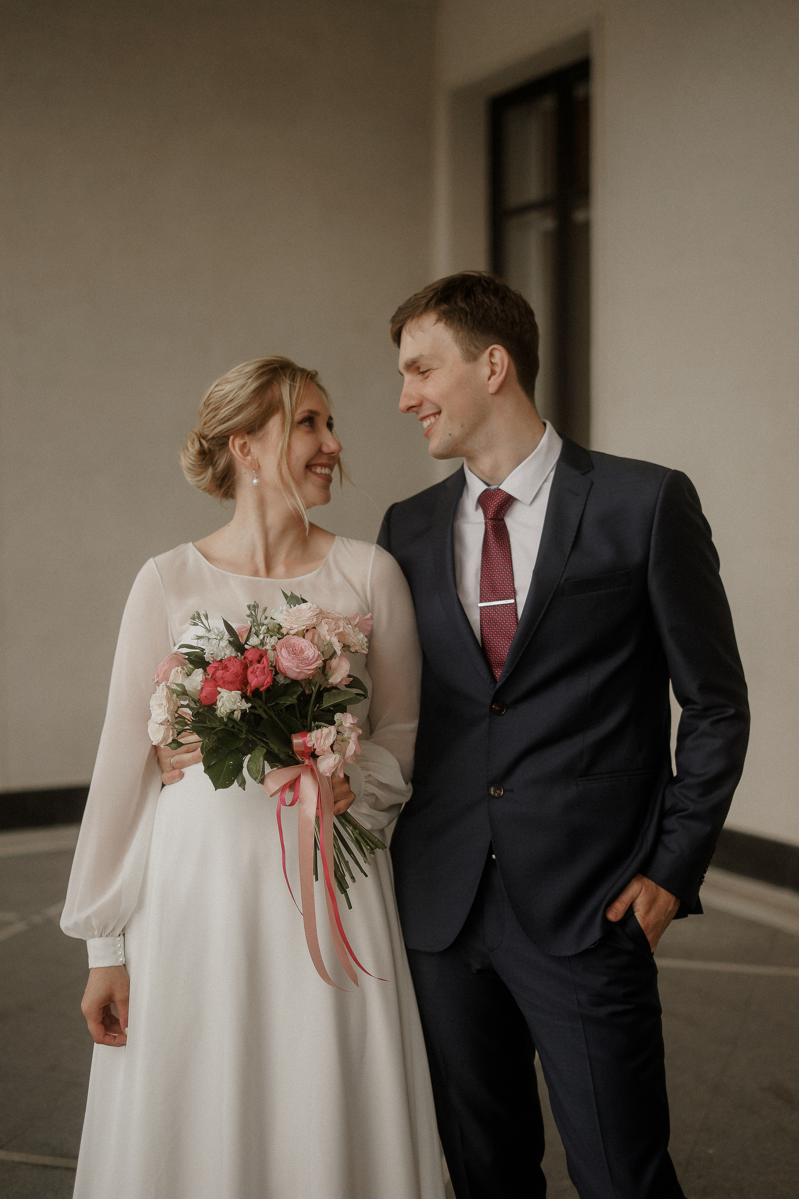 Анастасия и Александр. Северный Речной вокзал. Свадебный фотограф Марина Попова