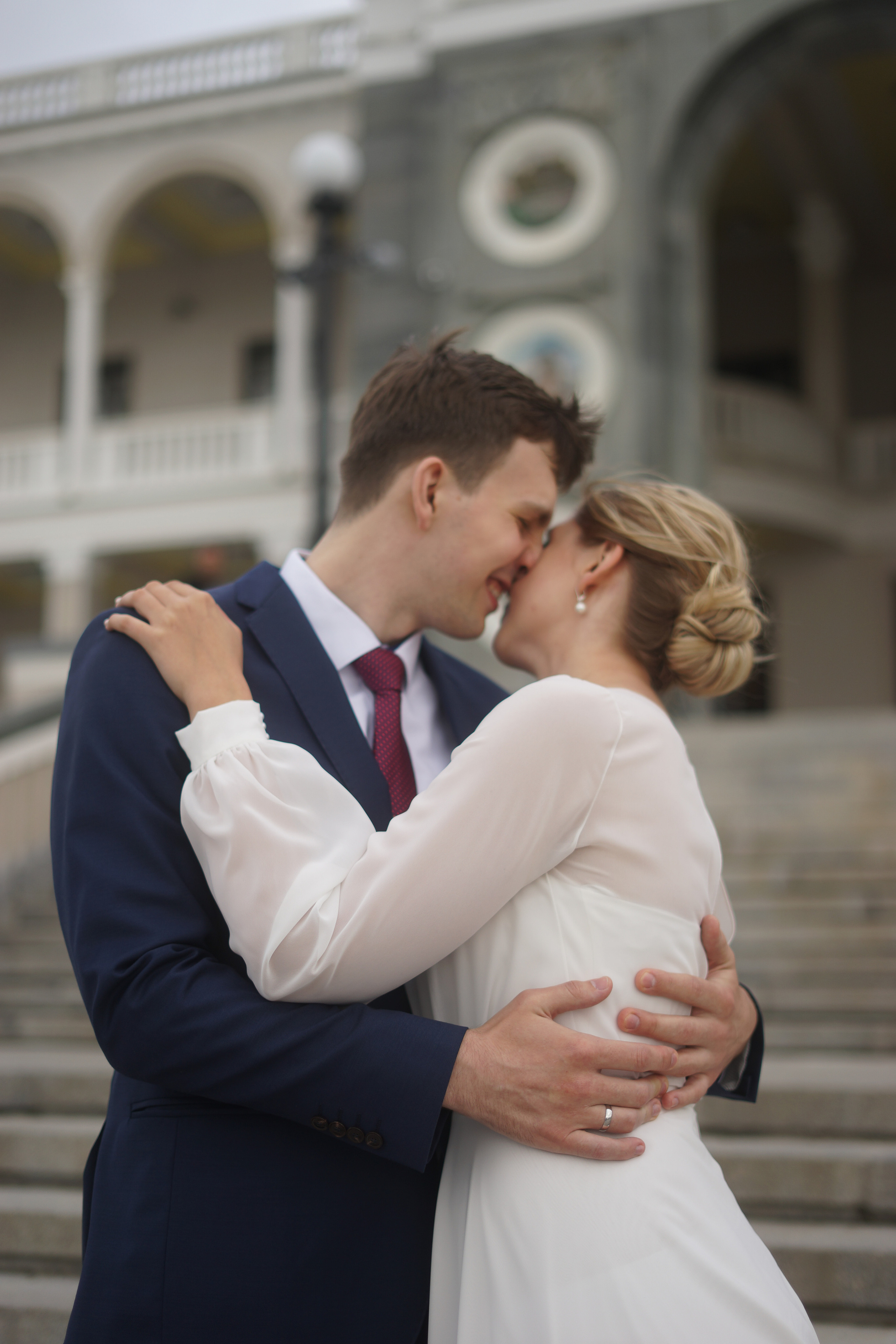 Анастасия и Александр. Северный Речной вокзал. Свадебный фотограф Марина Попова