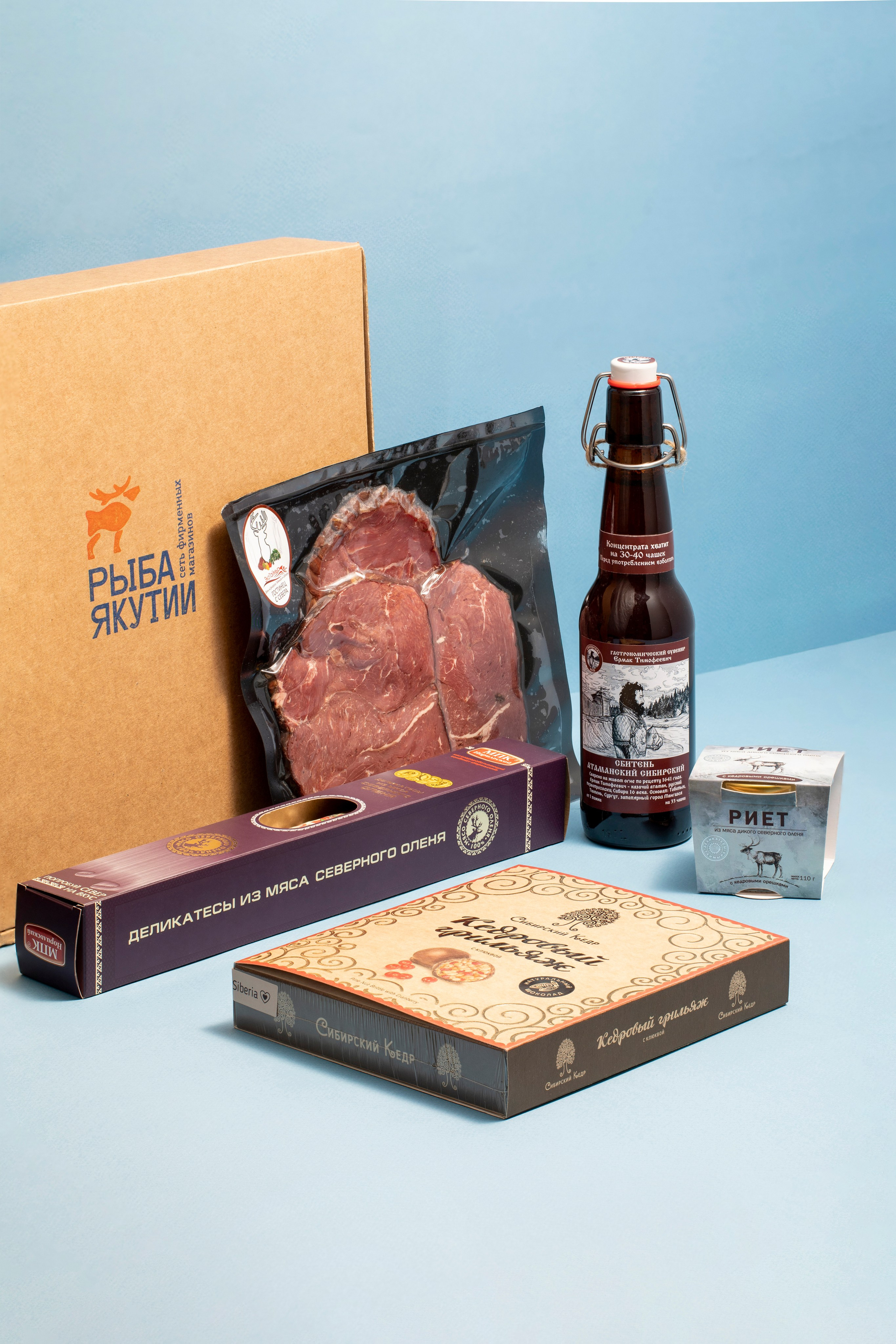 Подарочные наборы «Рыба Якутии». Предметный & фудфотограф Рязань