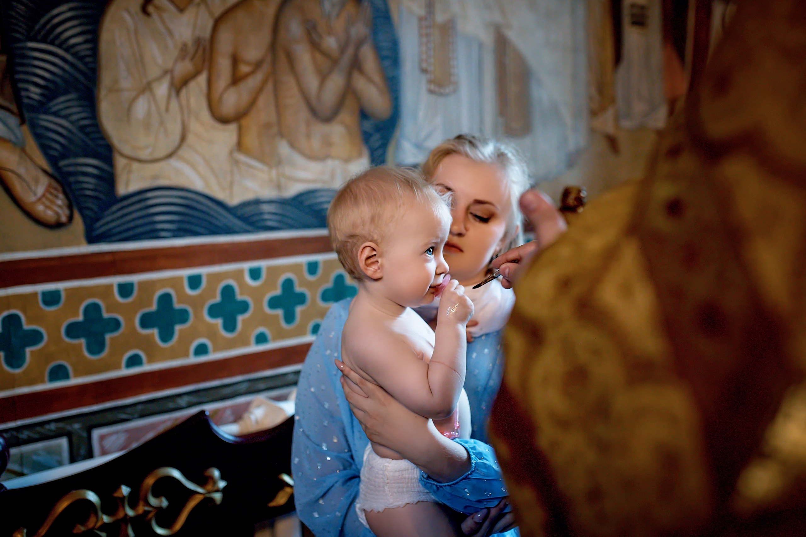 Таинство Крещения храм Георгия Победоносца г. Новоалтайск. Фотограф на Крещение и Венчание в Барнауле